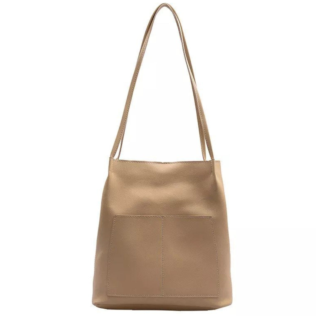 Belle Mode Leather Bag with Totebag College bag for Women