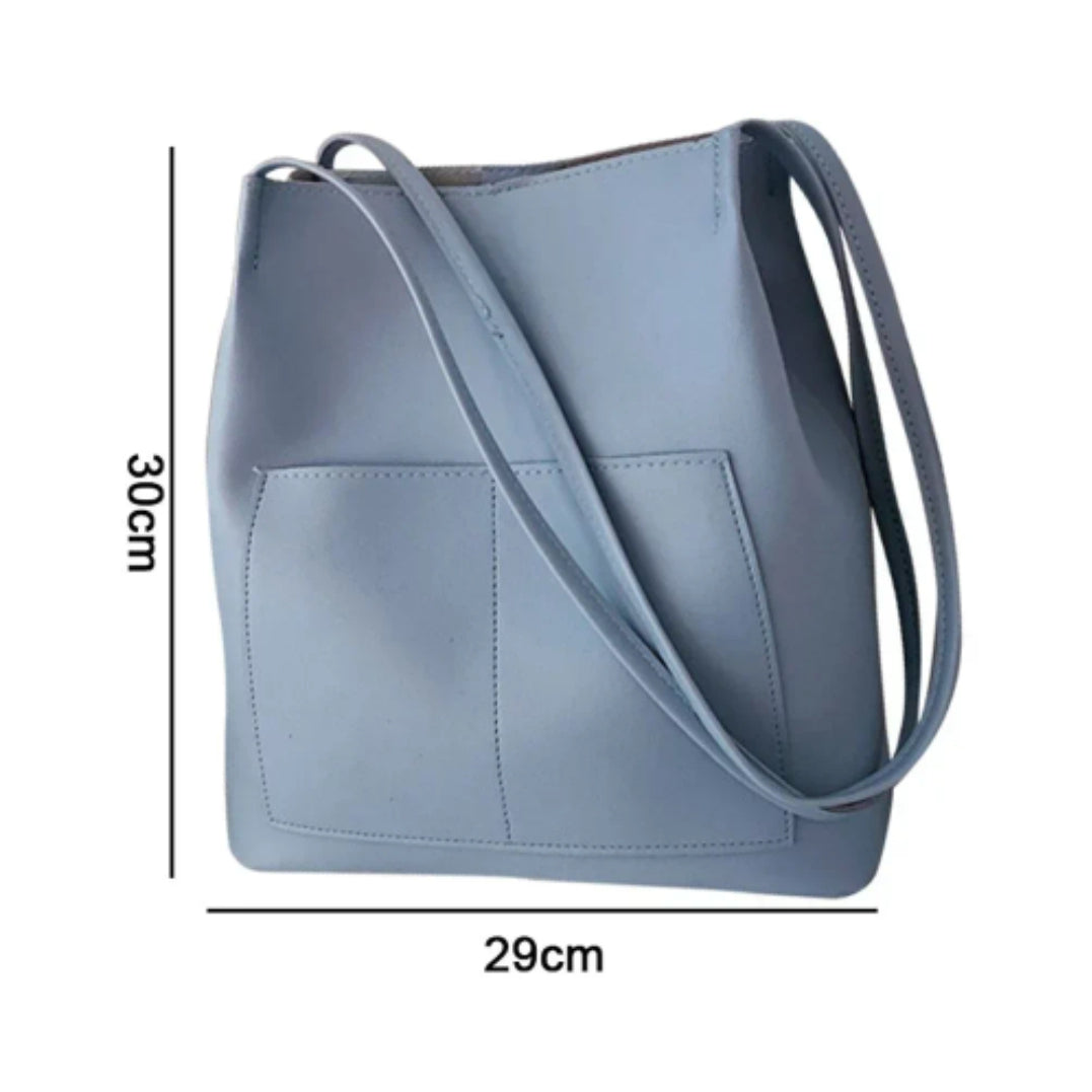 Belle Mode Leather Bag with Totebag College bag for Women