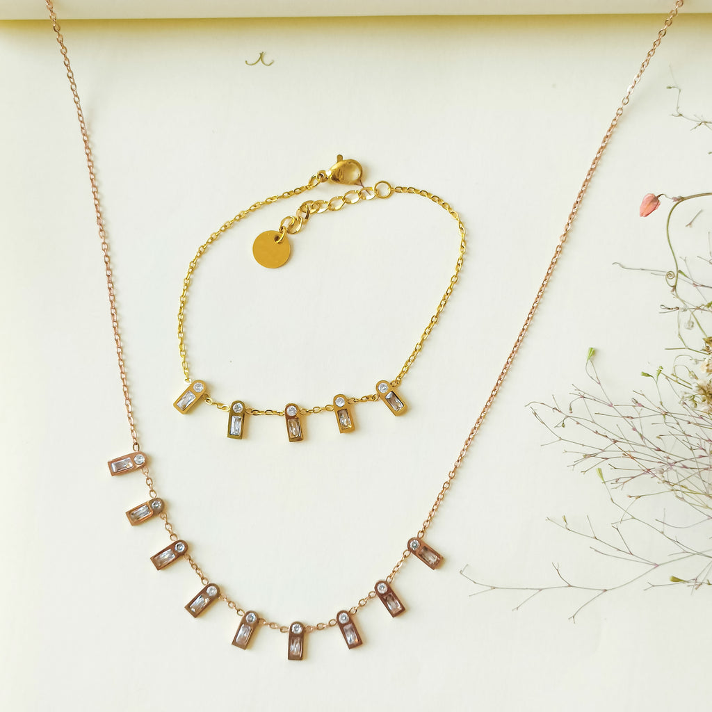 Oryn Duo Bracelet & Necklace Set