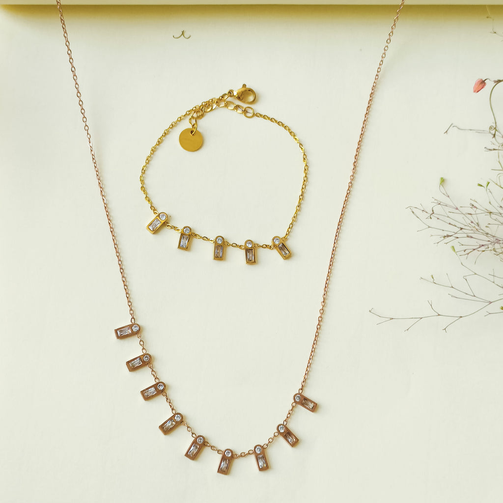 Oryn Duo Bracelet & Necklace Set