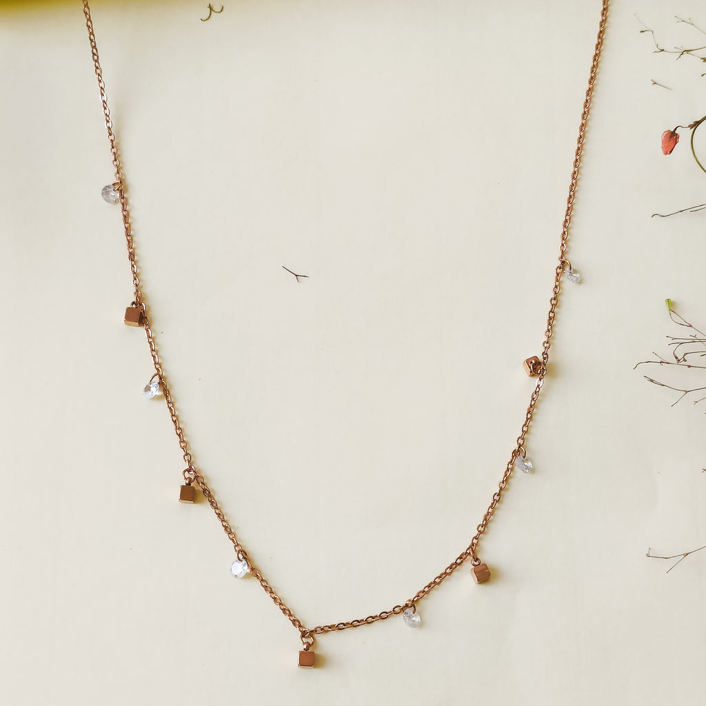 Oryn Duo Necklace  And  Braclet Set