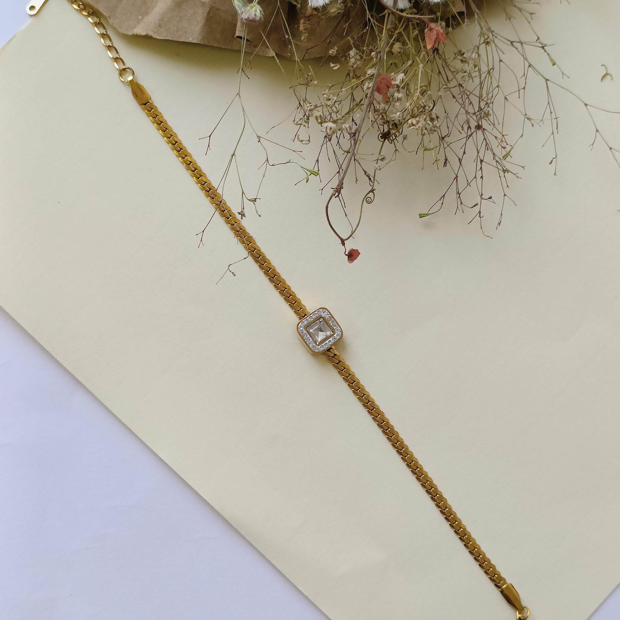 Auri Anti Tarnish Gold Plated Bracelet