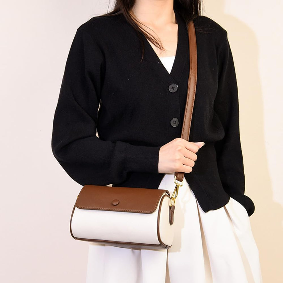 Belle Mode small PU leather crossbody purse handbag for women