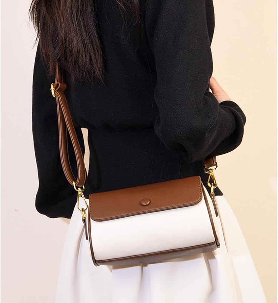 Belle Mode small PU leather crossbody purse handbag for women