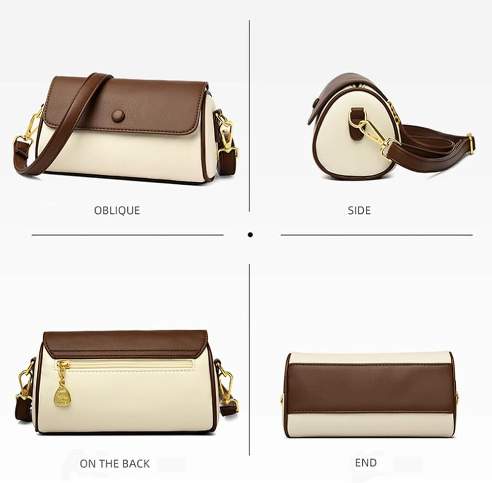 Belle Mode small PU leather crossbody purse handbag for women