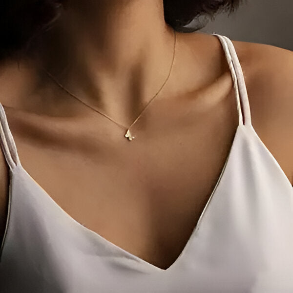 ELYS Butterfly Gold Plated Stylish Necklace