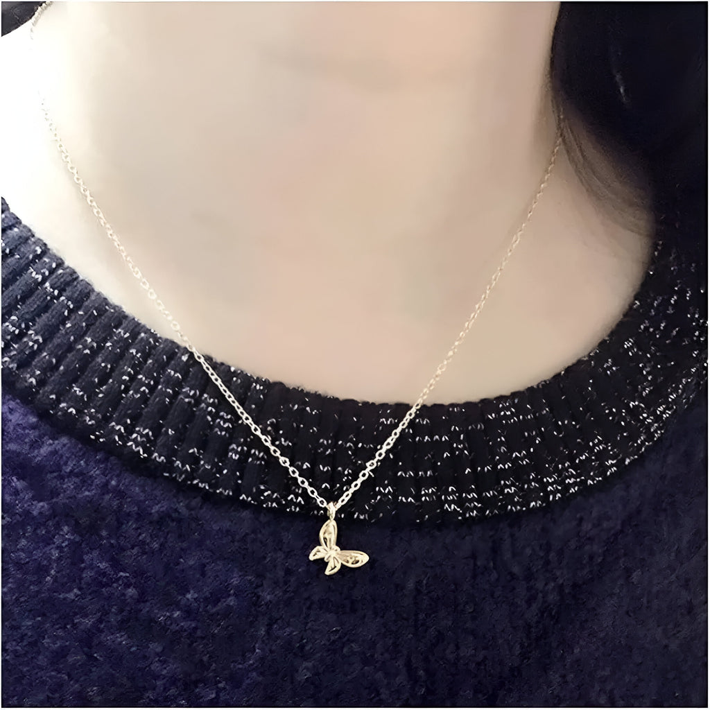 ELYS Butterfly Gold Plated Stylish Necklace