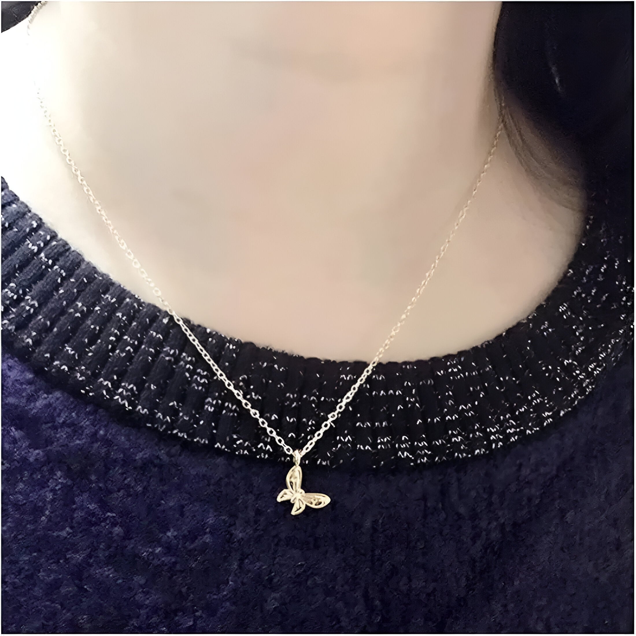 ELYS Butterfly Gold Plated Stylish Necklace