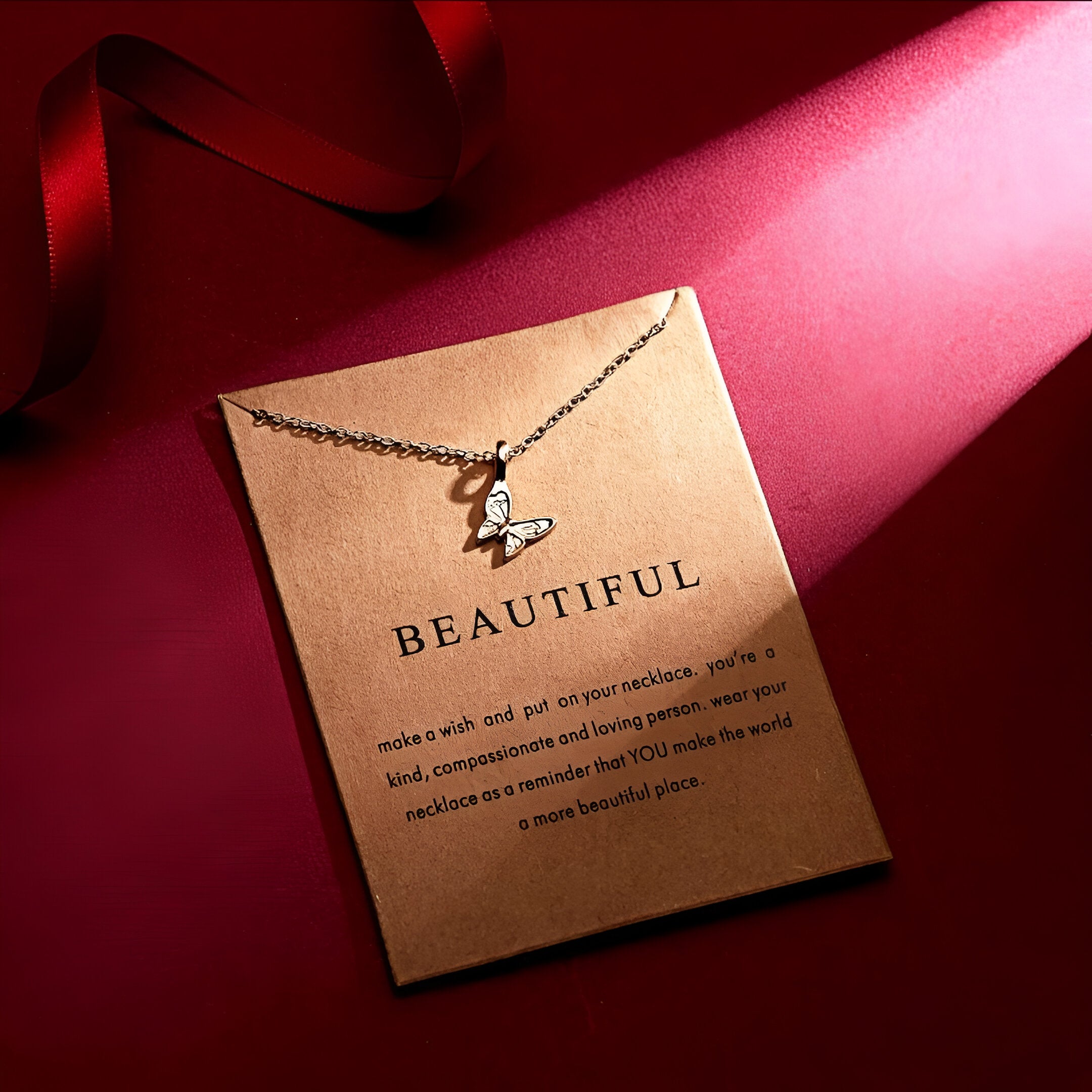 ELYS Butterfly Gold Plated Stylish Necklace