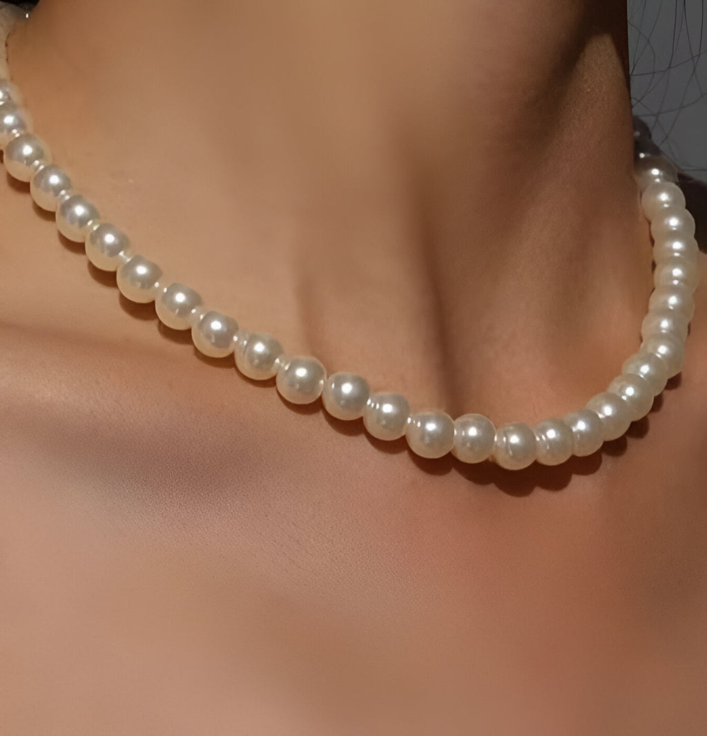 Pearl Crystal Necklace