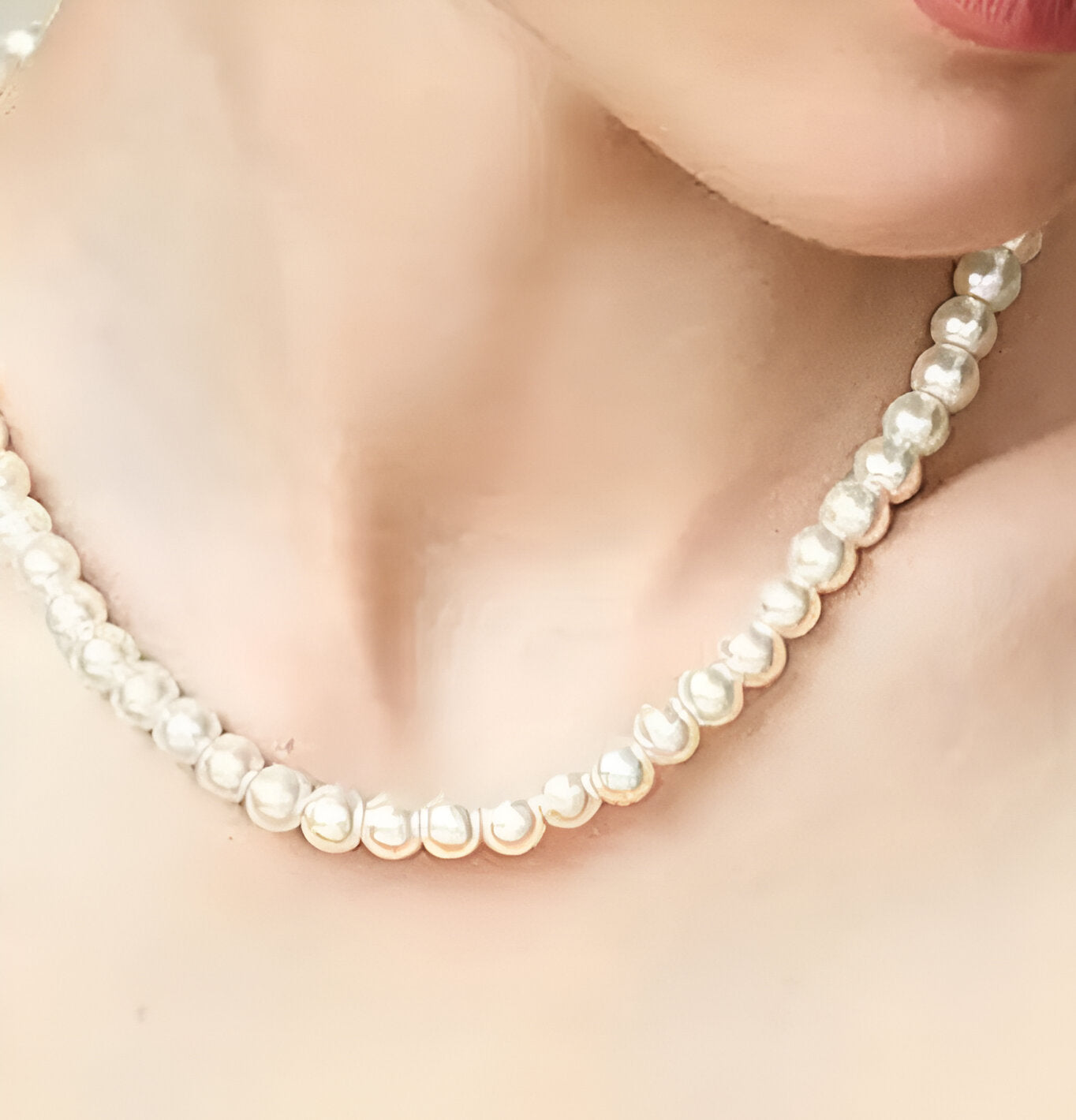 Pearl Crystal Necklace