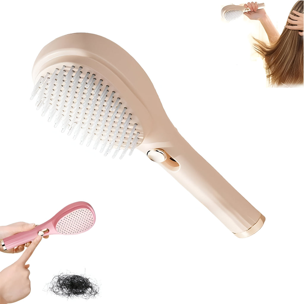 Scalp Massage Comb with Retractable Bristle