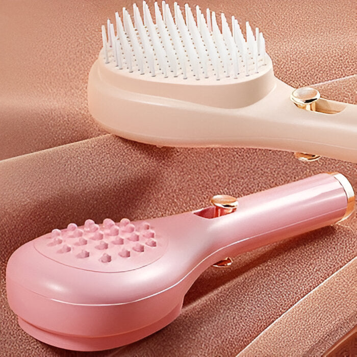 Scalp Massage Comb with Retractable Bristle