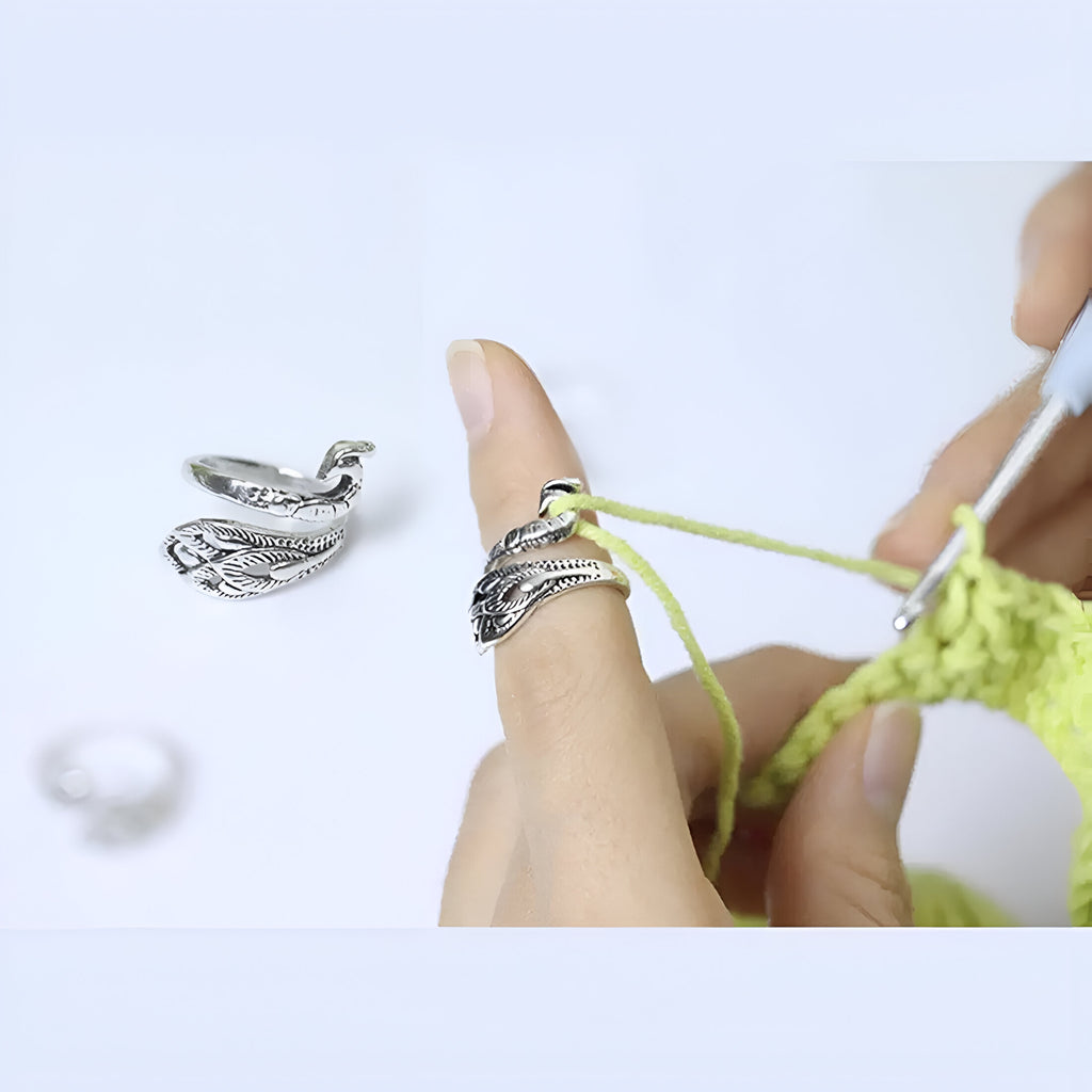 Silver and Black Color Snake Ring For Men and Women