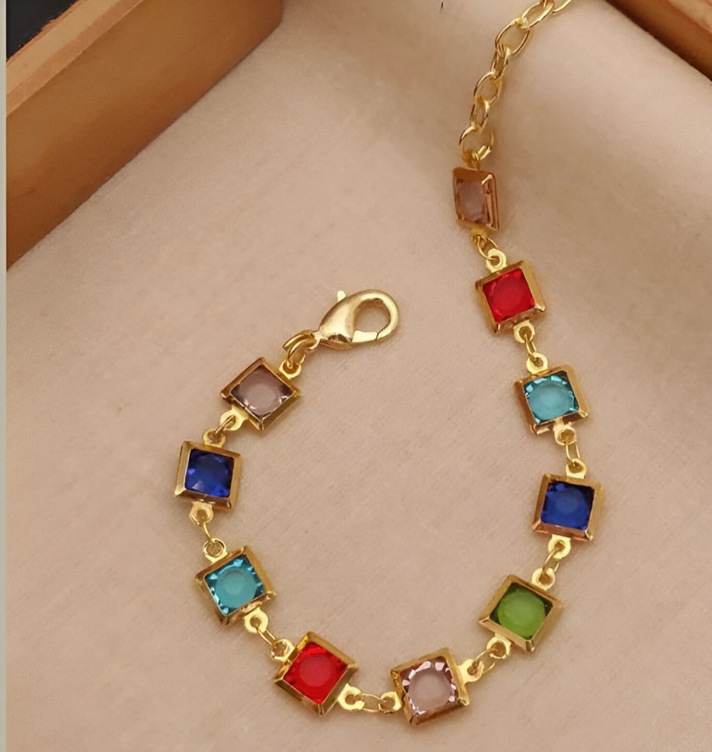 Stone Gold Plated Bracelets