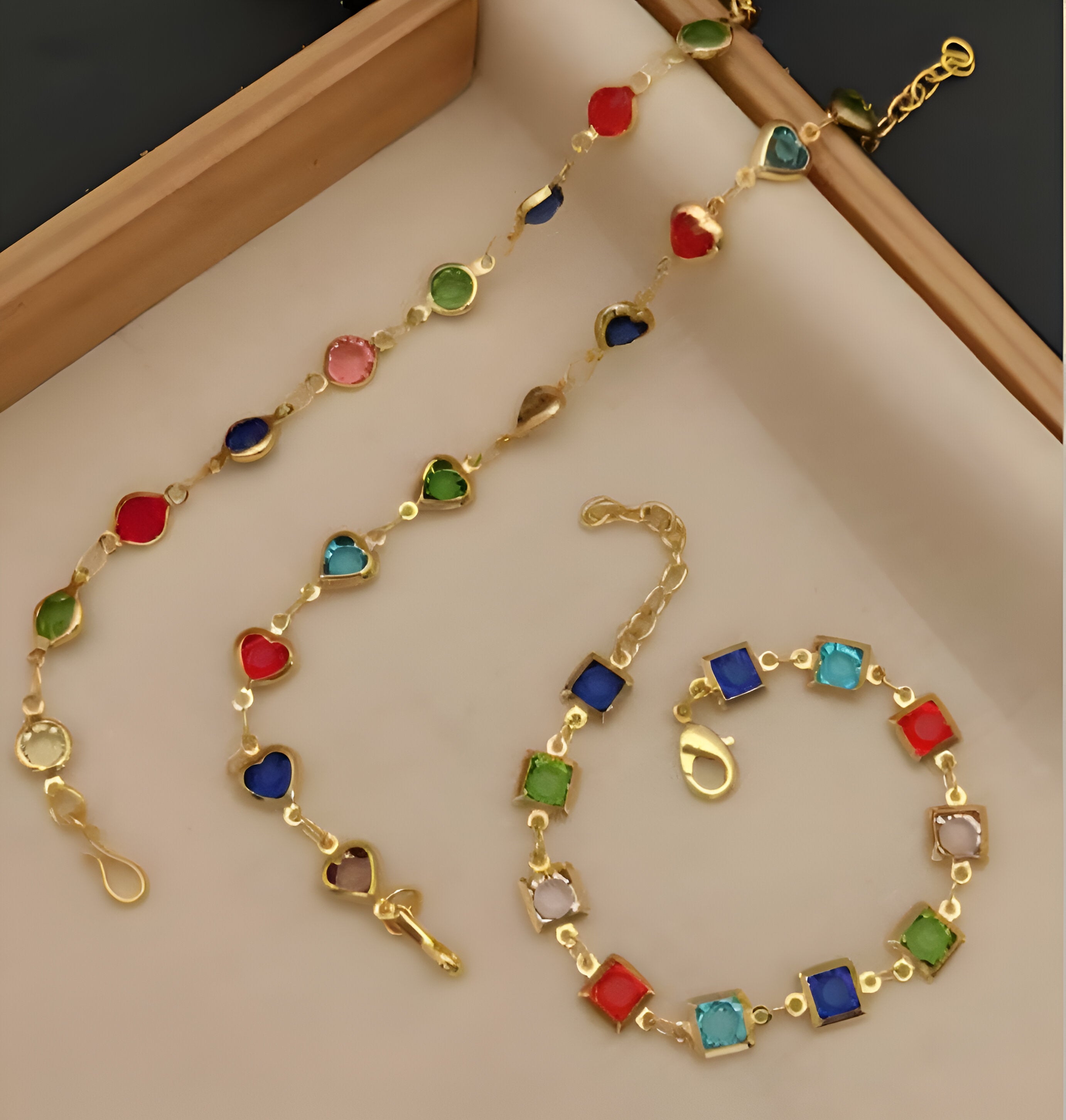 Stone Gold Plated Bracelets