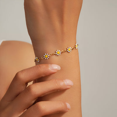Eris flower Gold Plated Bracelet