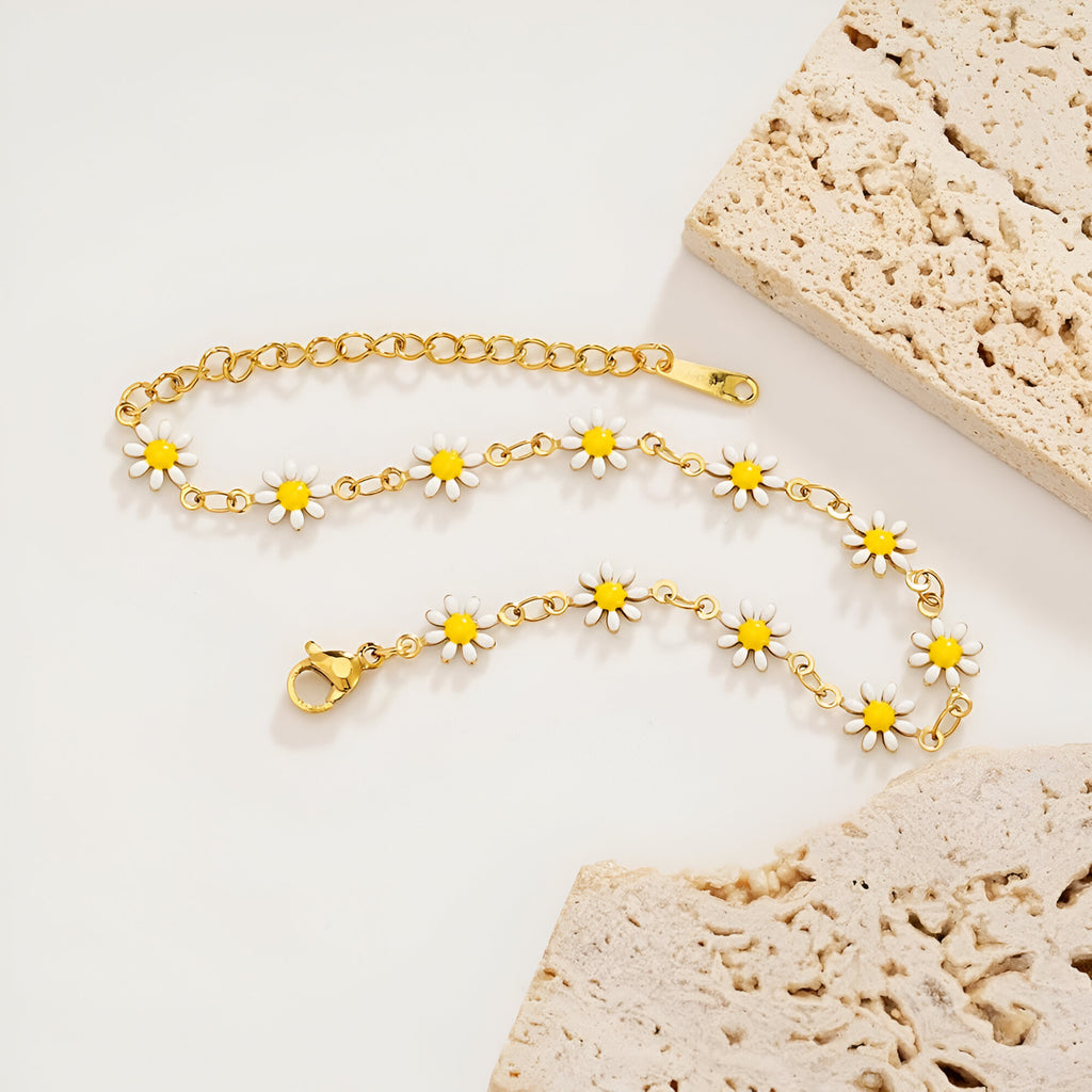 Eris flower Gold Plated Bracelet