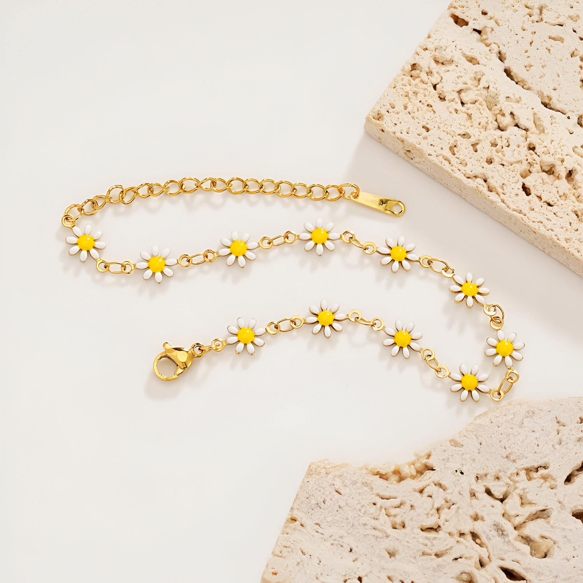 Eris flower Gold Plated Bracelet