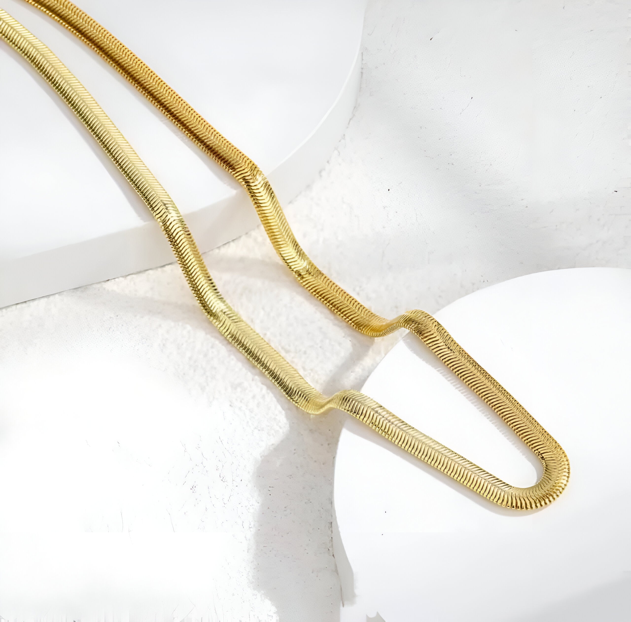 Men's Golden Snake Chain