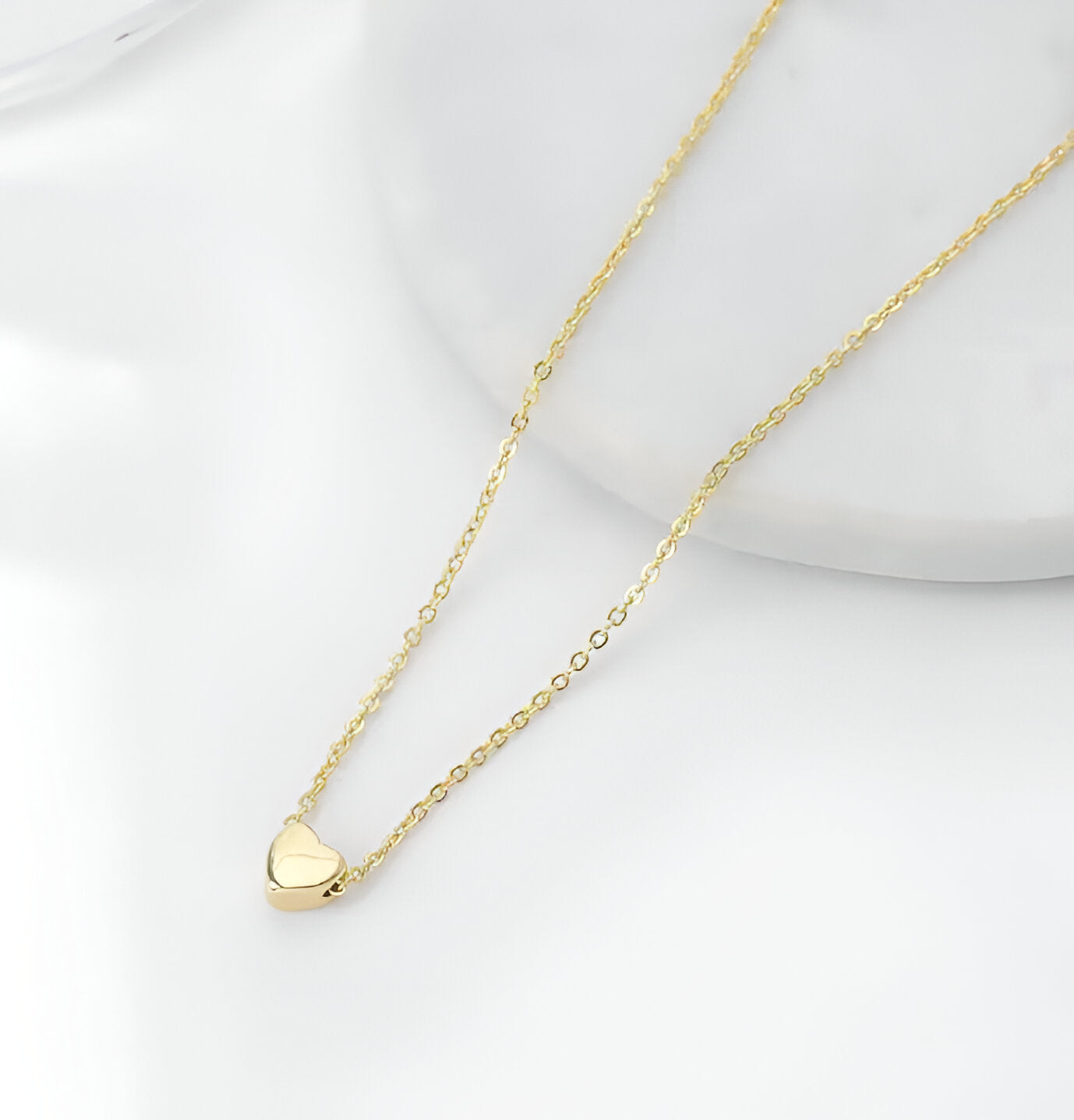 Paris Heart Necklace Pack Of 2