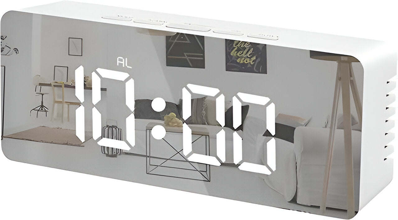 Digital LED Display Clock  Makeup Mirror,Travel Alarm