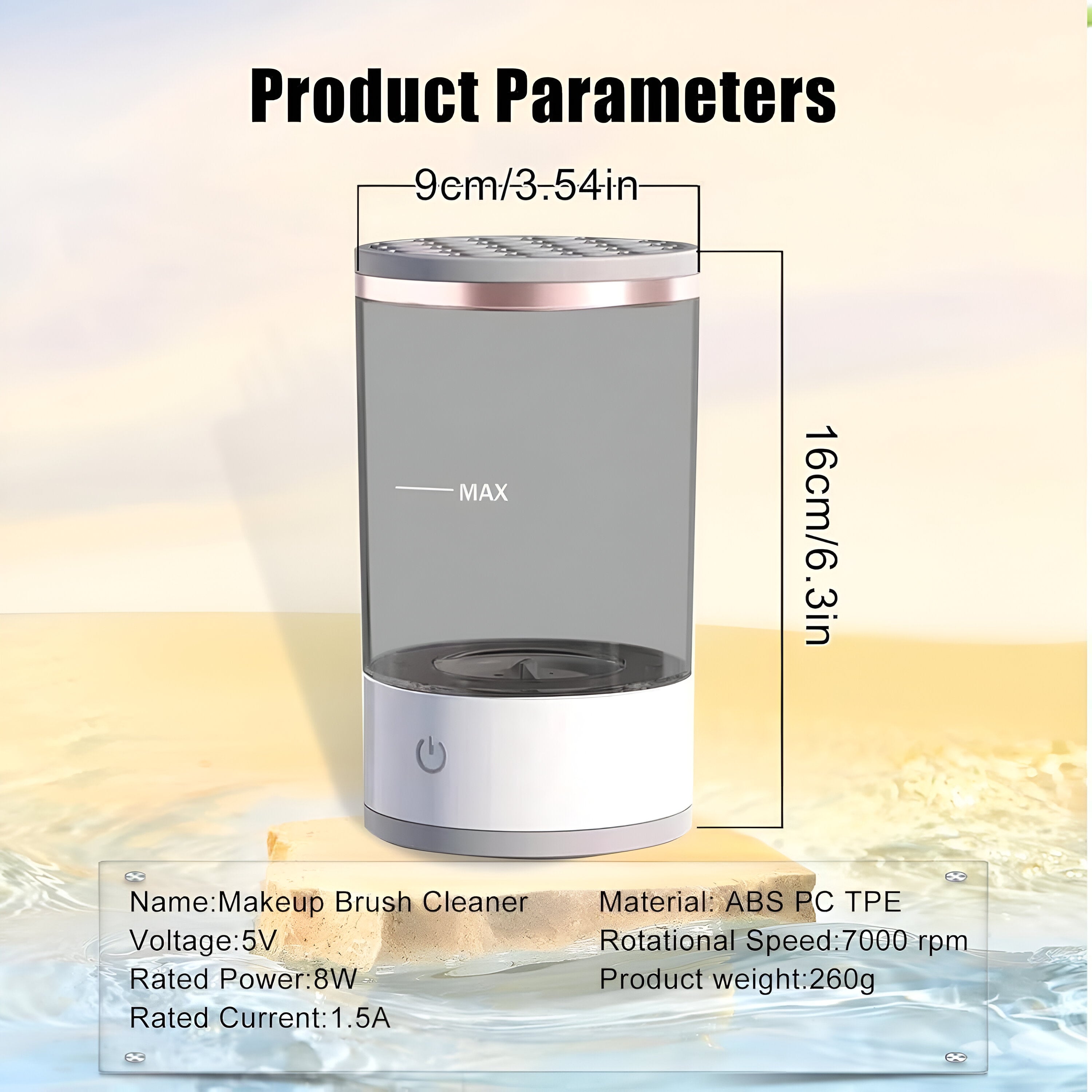 Make Up Brush Cleaner (Electric Brush Cleaner)