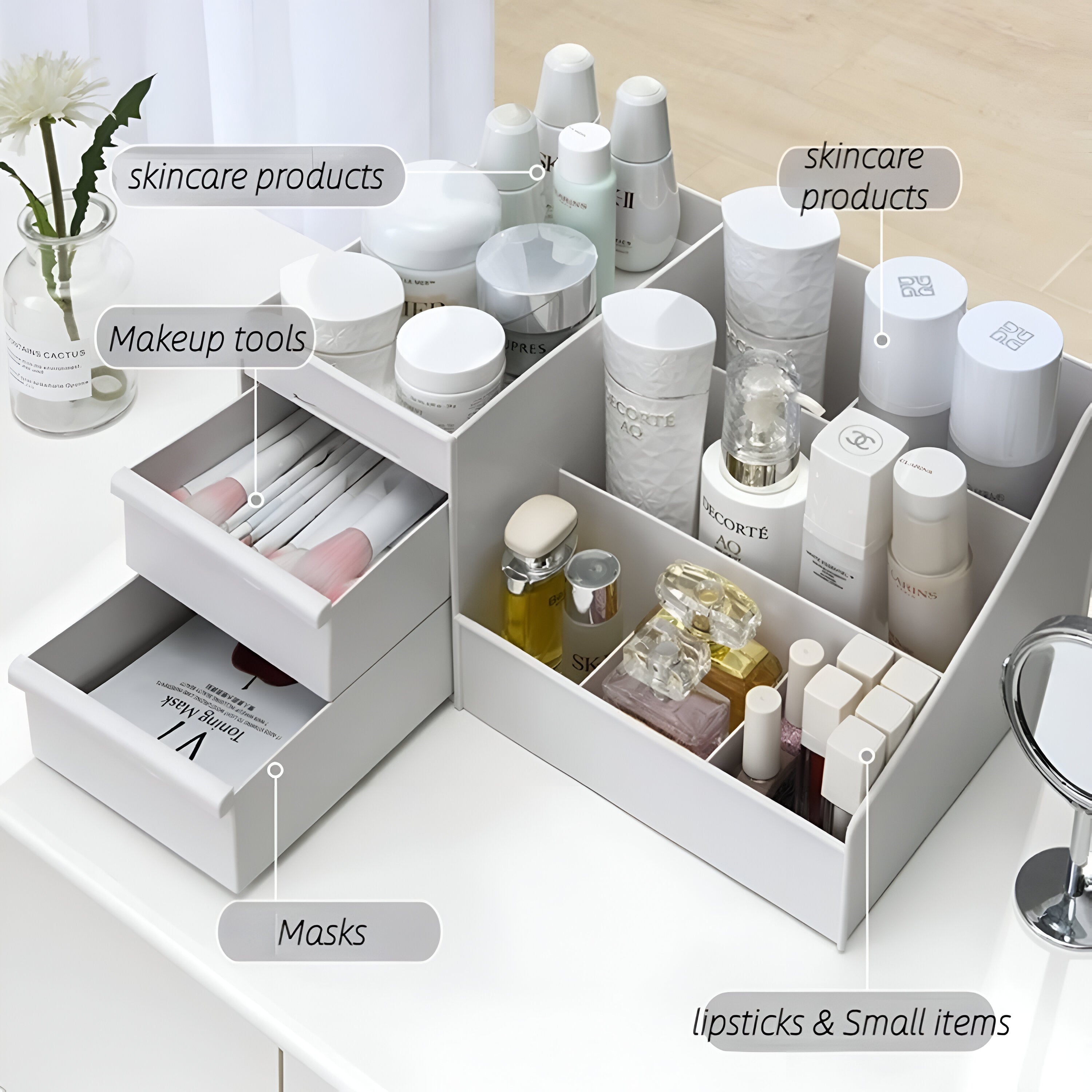 Jewelry & Brush Holder & Dressing Room