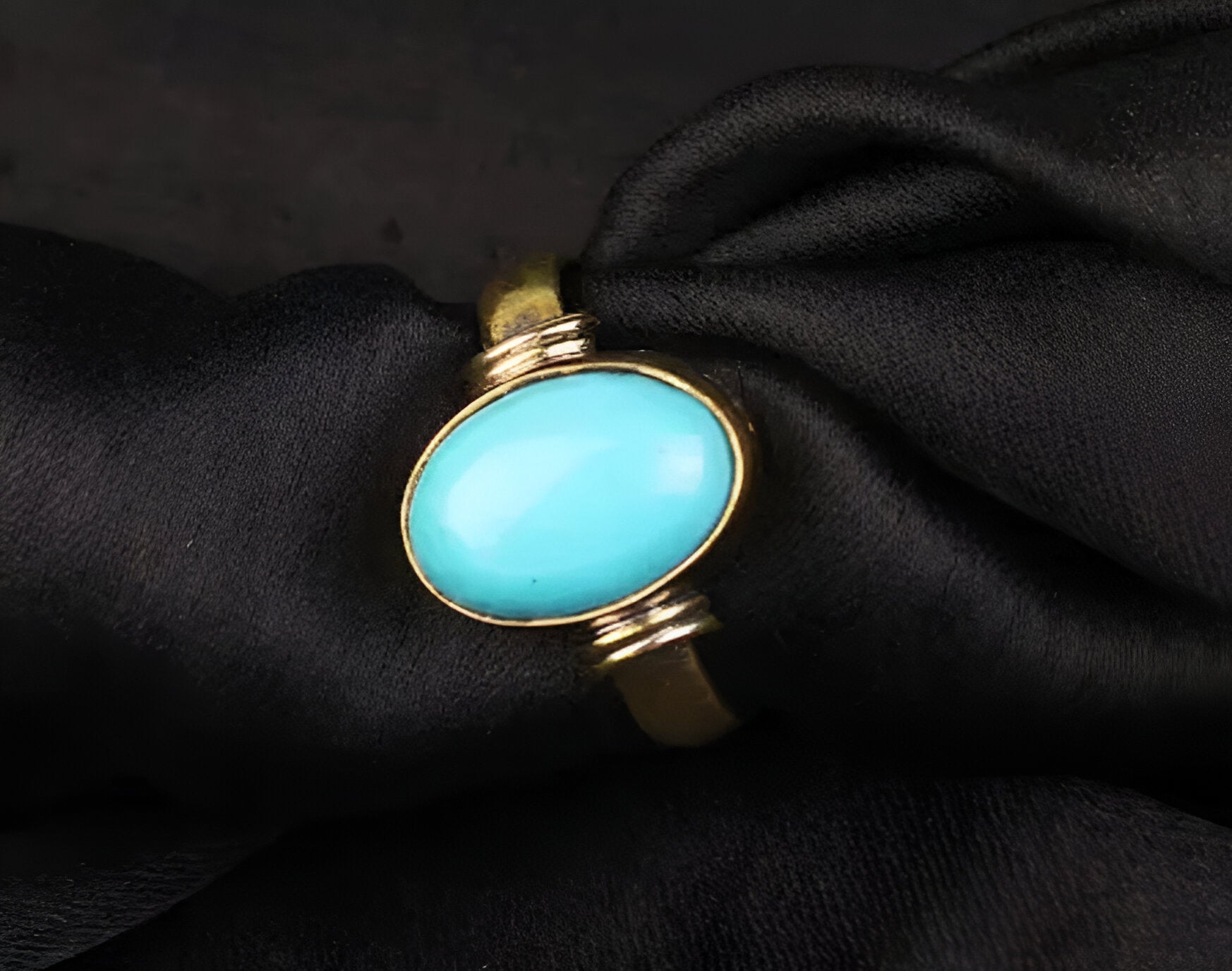 Firoza Stone Ring for Men & Women