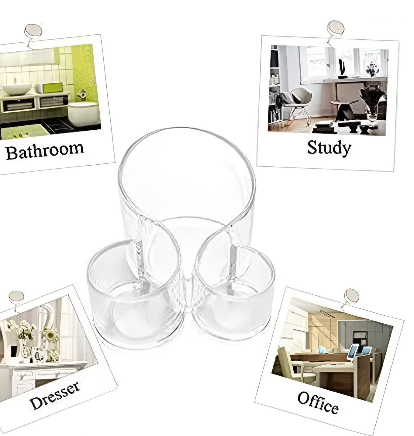 Transparent Acrylic Cosmetic Makeup Organizer