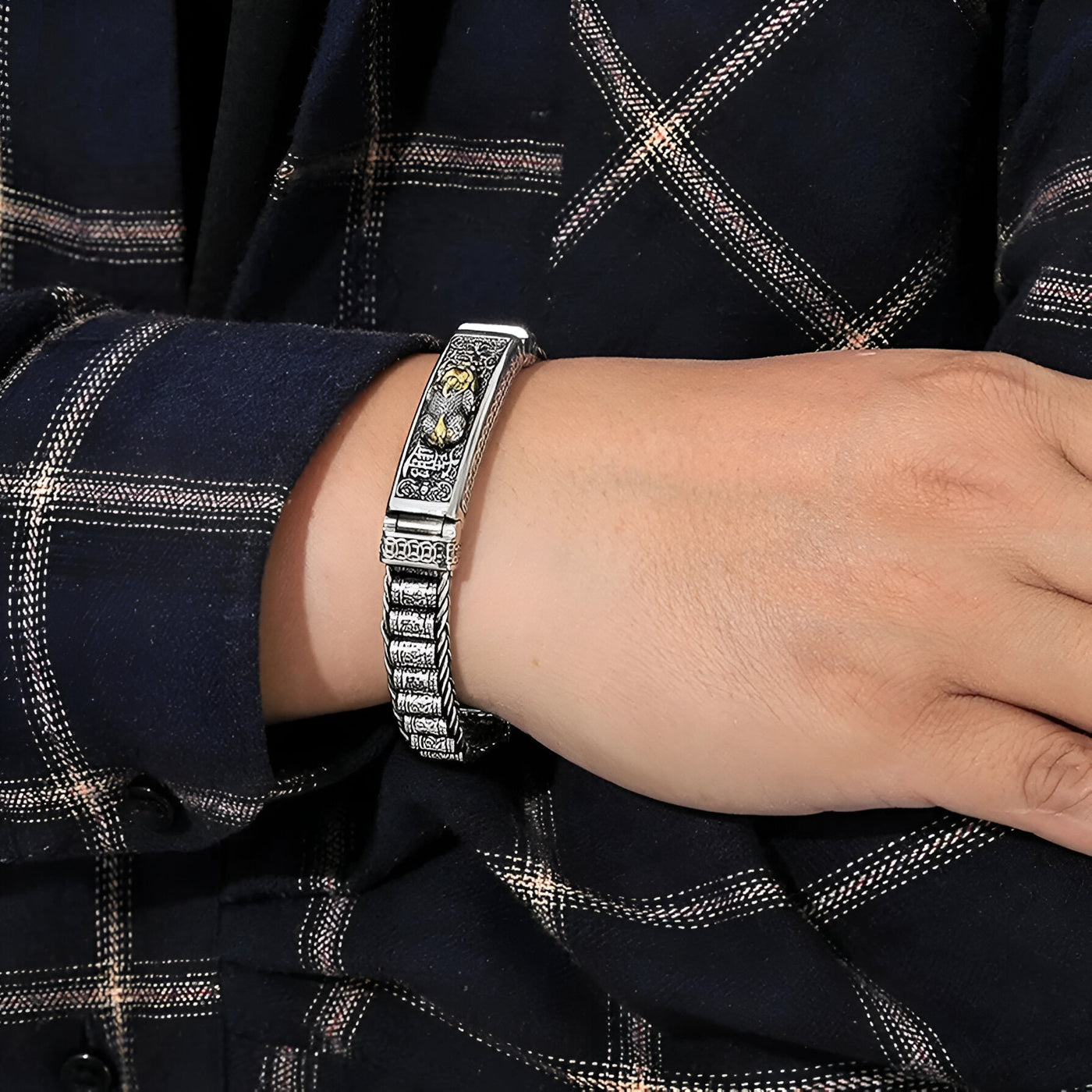 Charm Bracelet Cuff Men