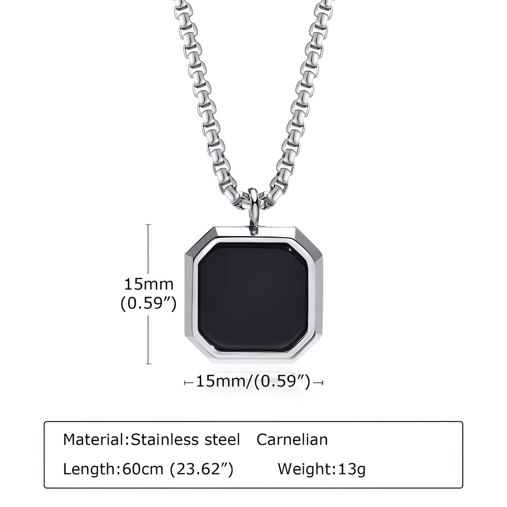 Pentagon Shape Silver  Pendant