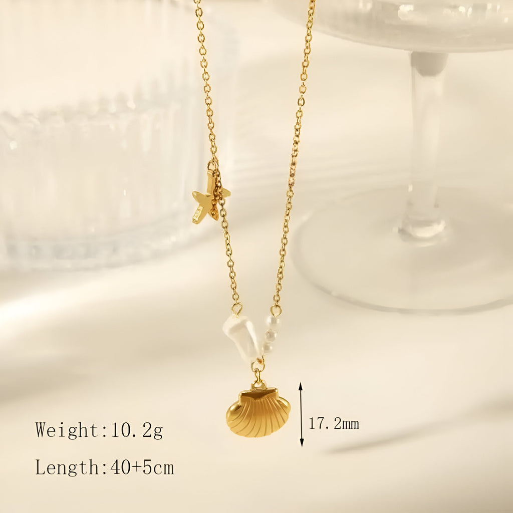 Eira Pearl Anti Tarnish Necklace