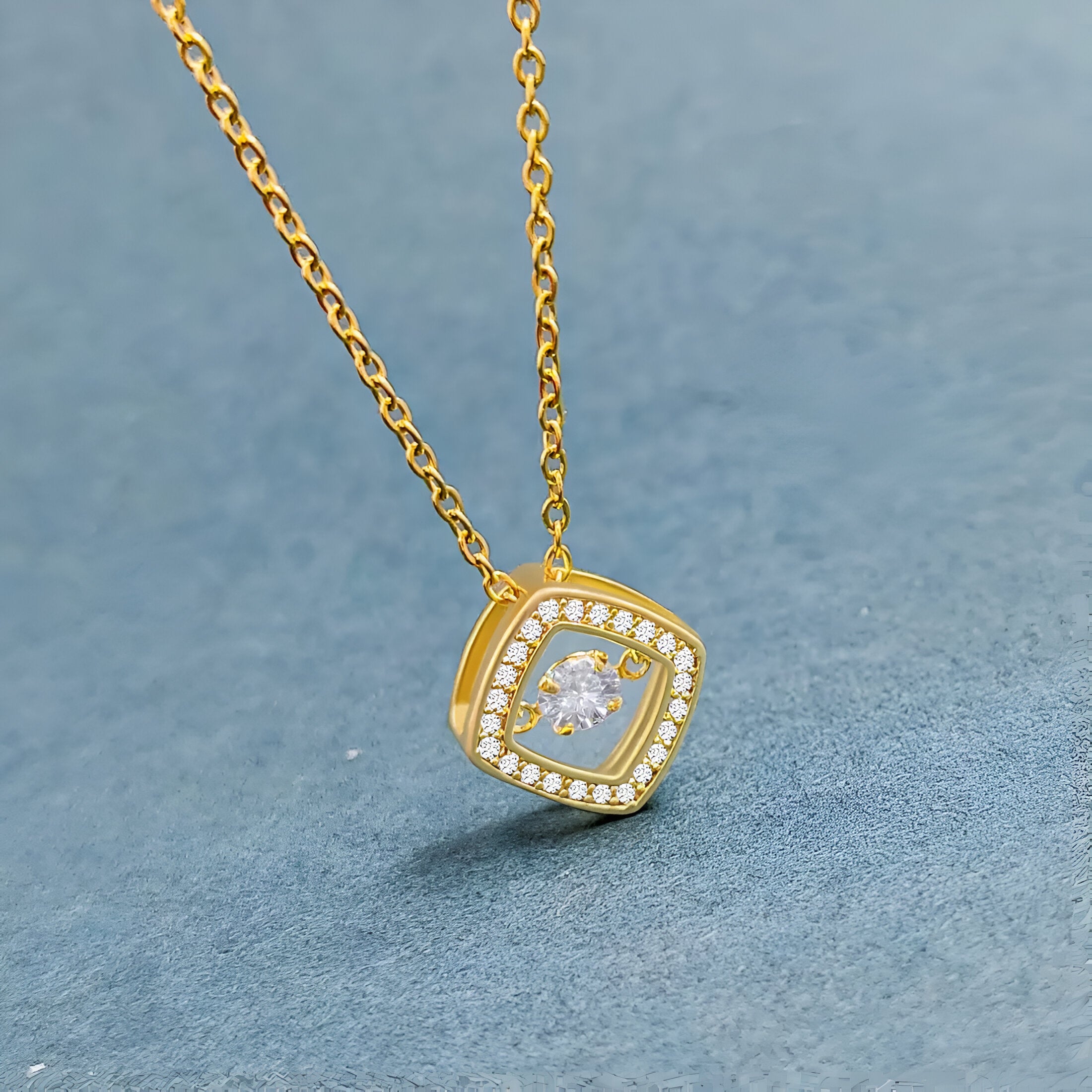 Auri American Diamond Necklace