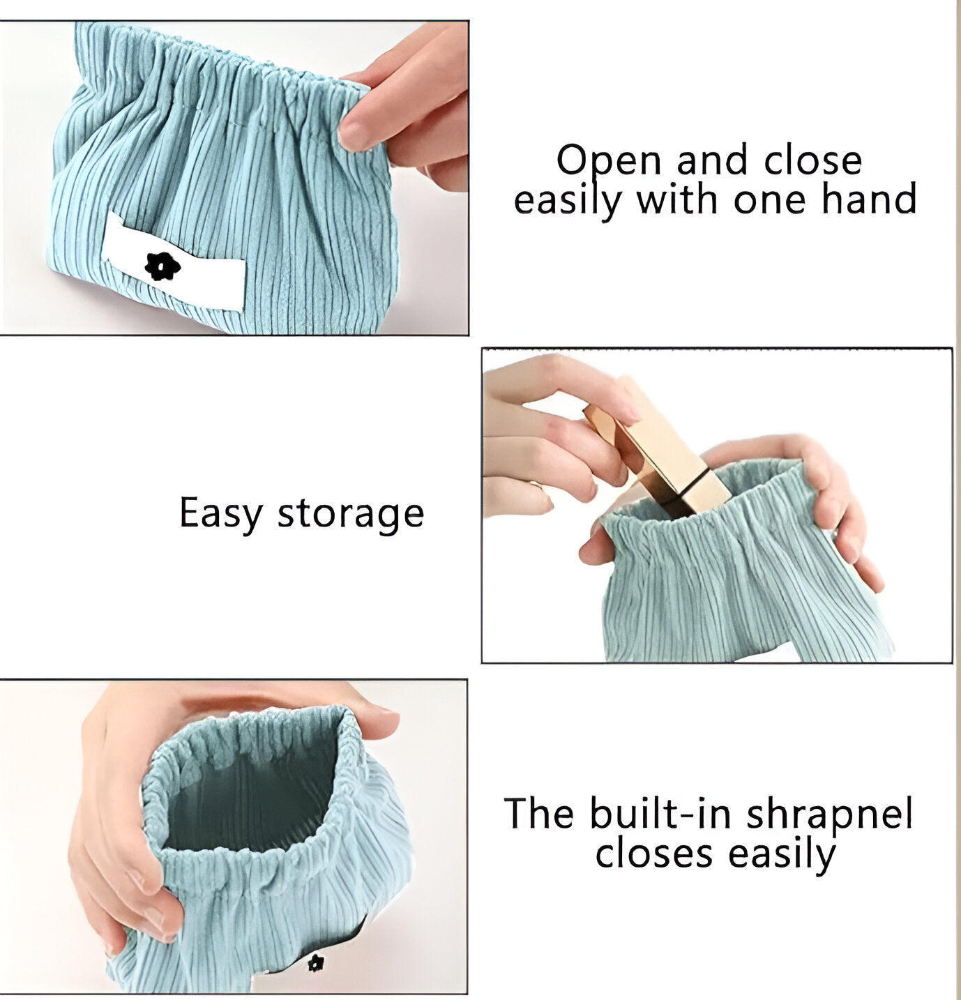 Small Makeup Bag (Pack Of 4)