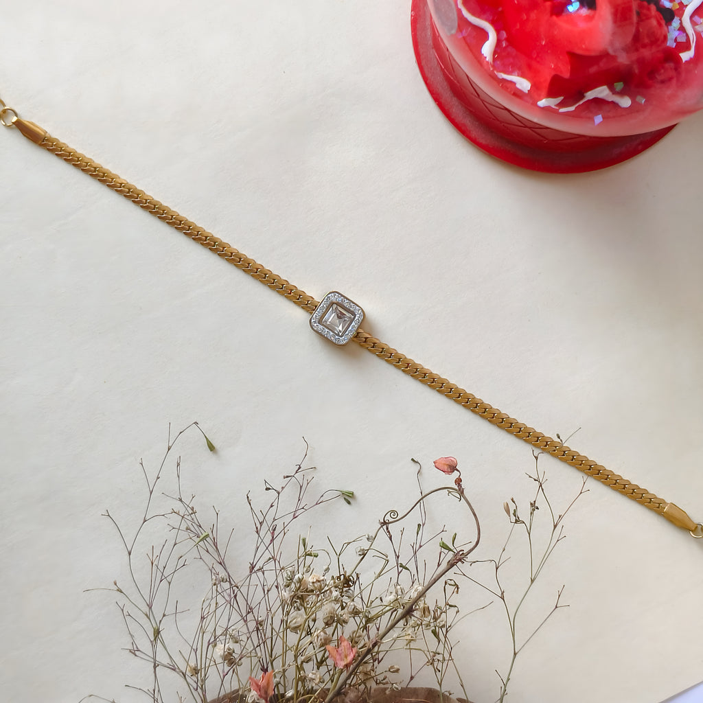 Auri Anti Tarnish Gold Plated Bracelet