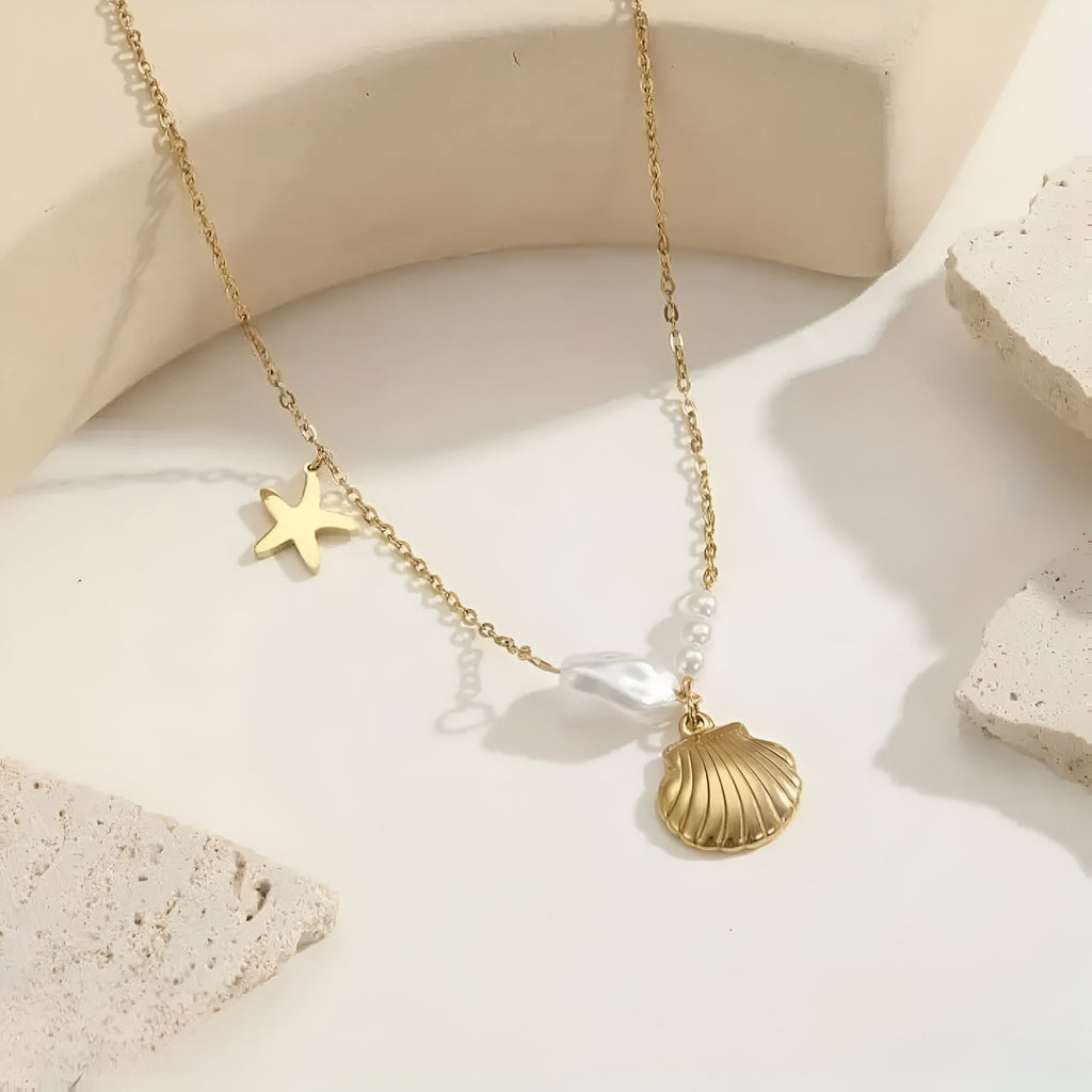 Eira Pearl Anti Tarnish Necklace