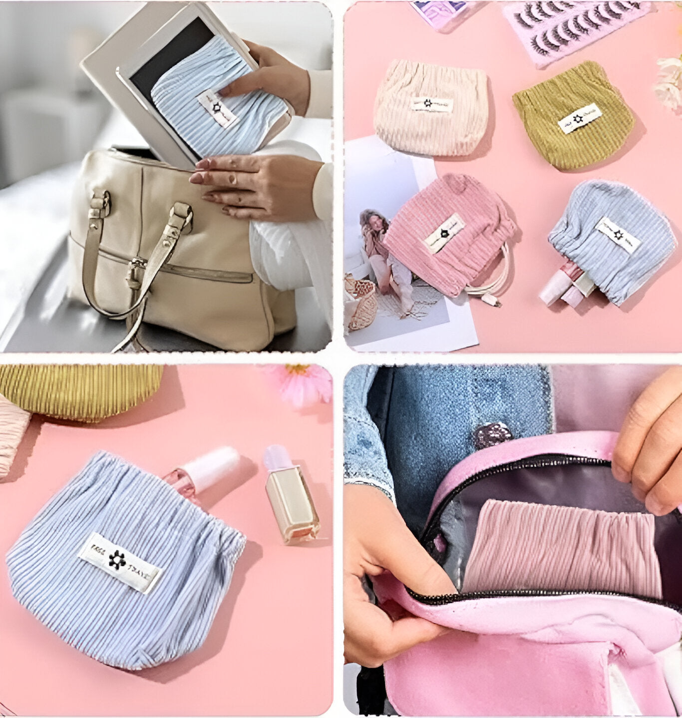 Small Makeup Bag (Pack Of 4)