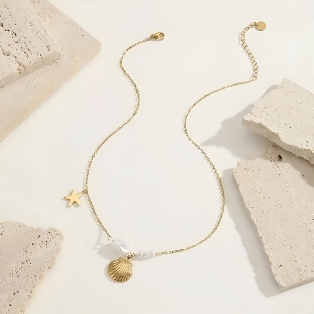 Eira Pearl Anti Tarnish Necklace