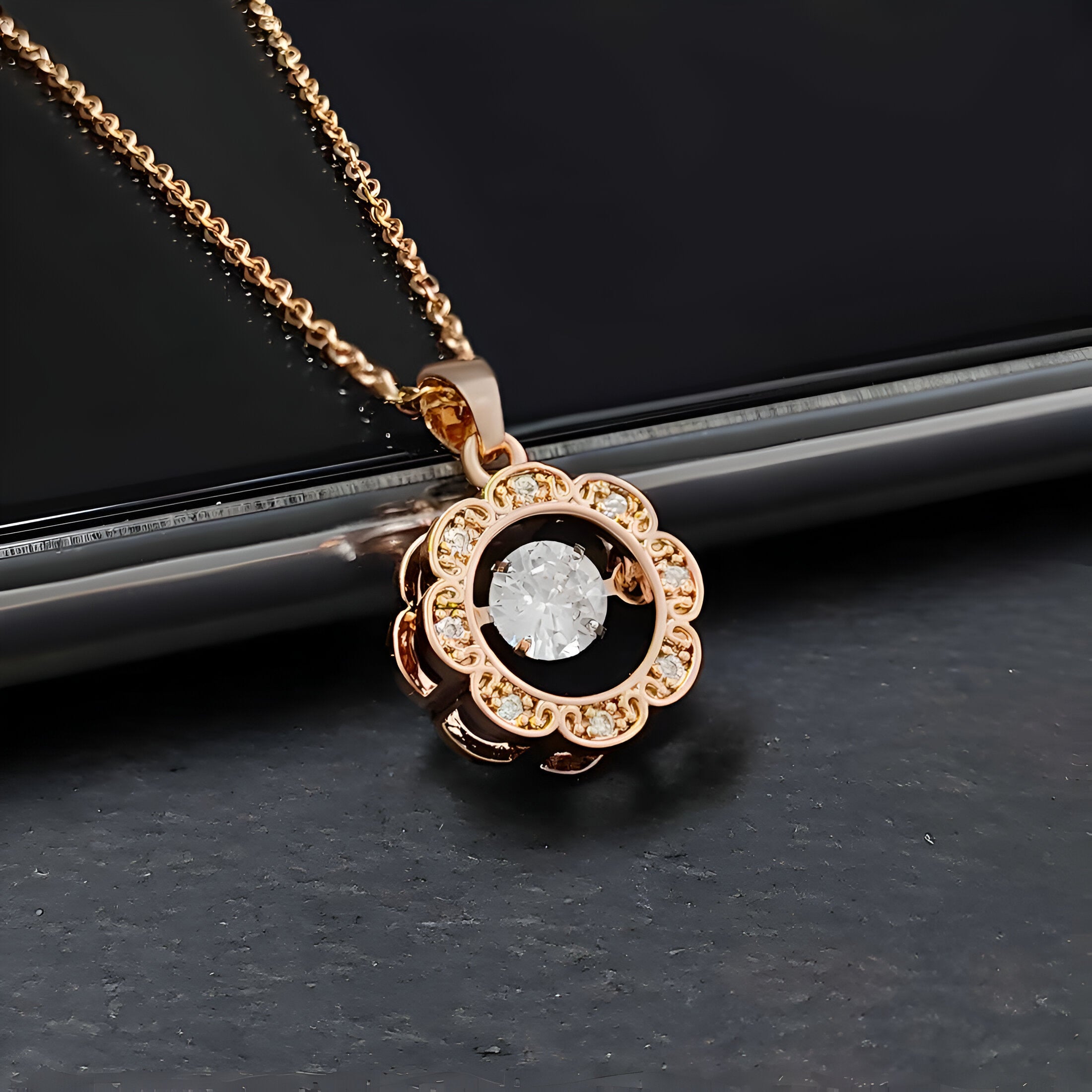 AURI American Diamond Necklace