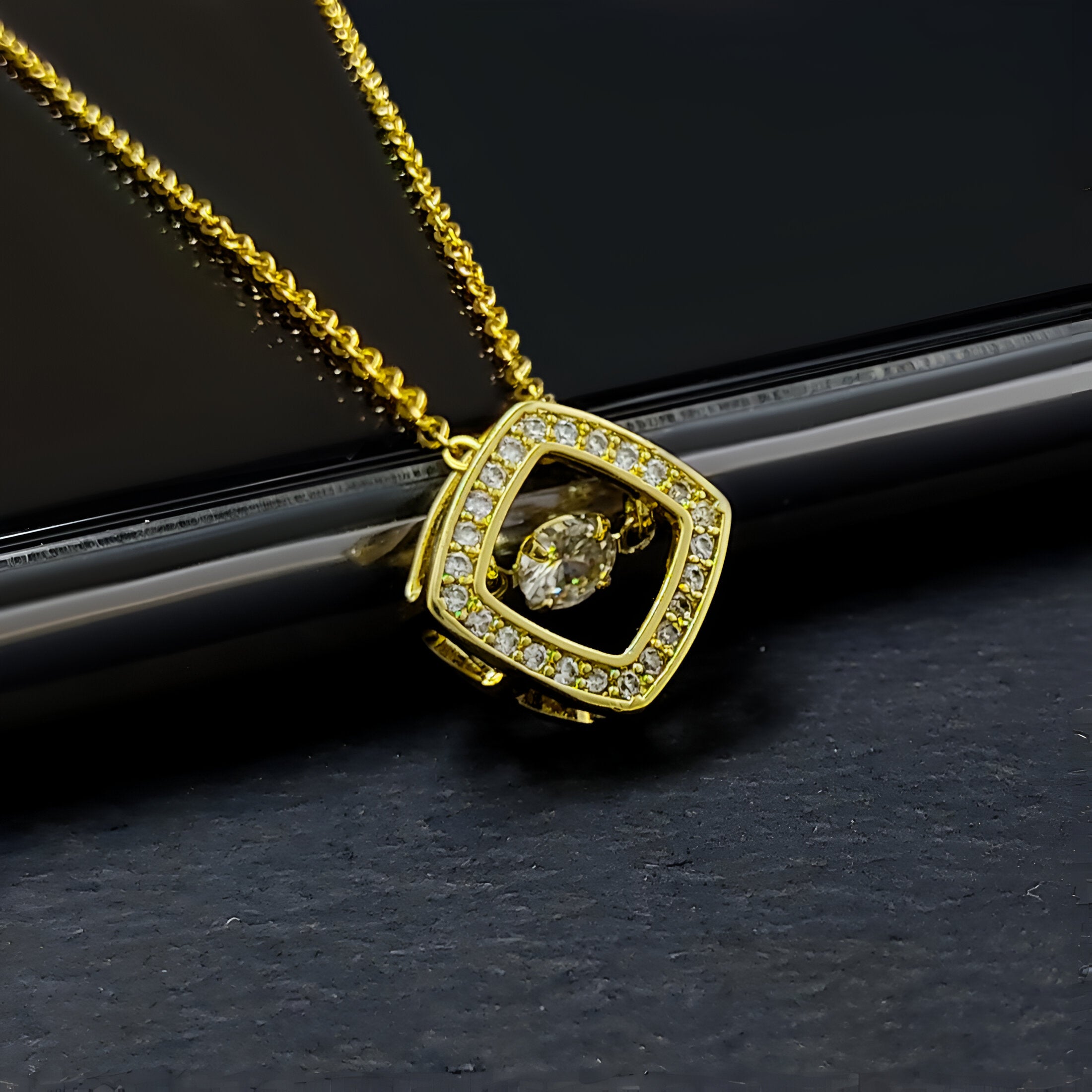 Auri American Diamond Necklace