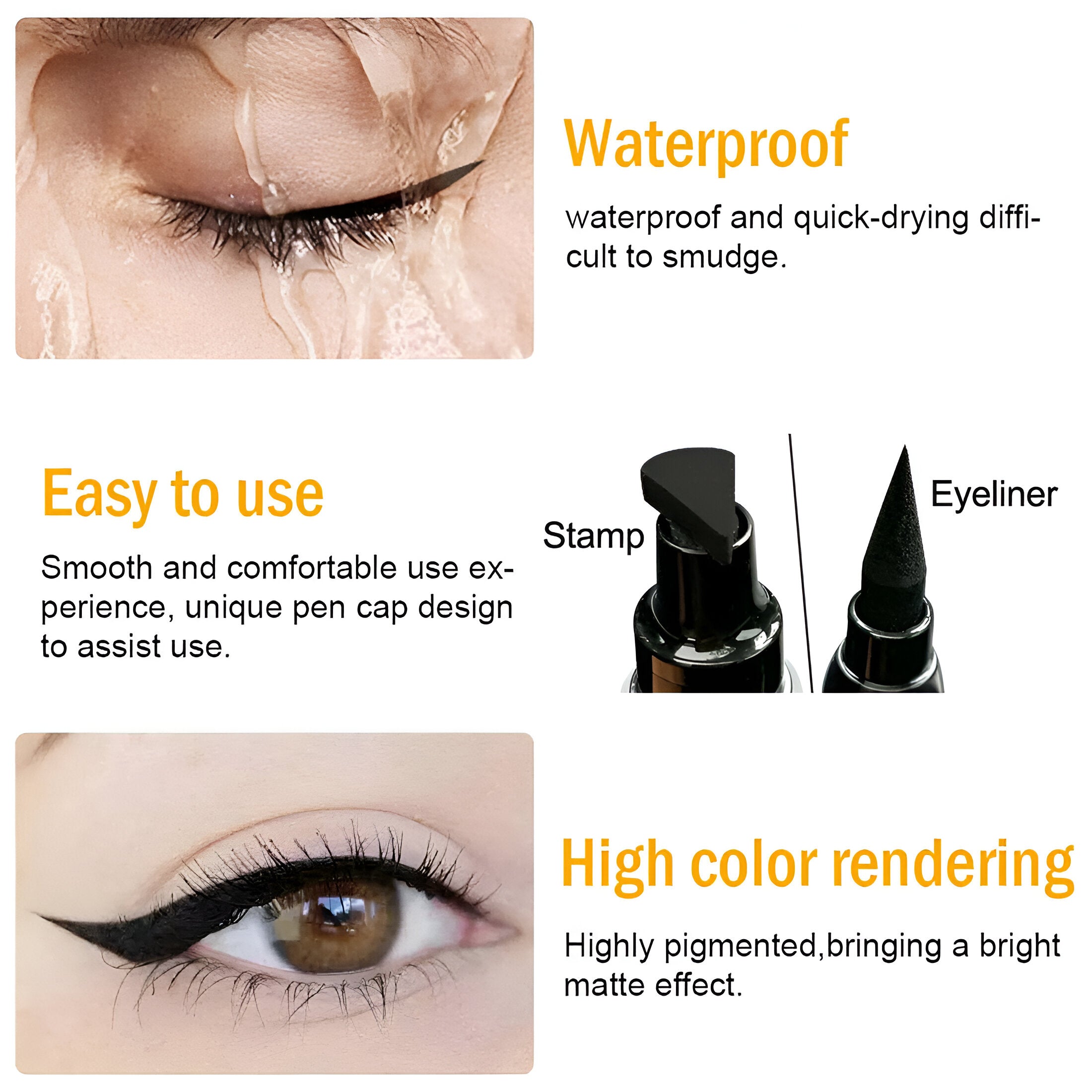 Eye Liner and Eye Wing Stamp