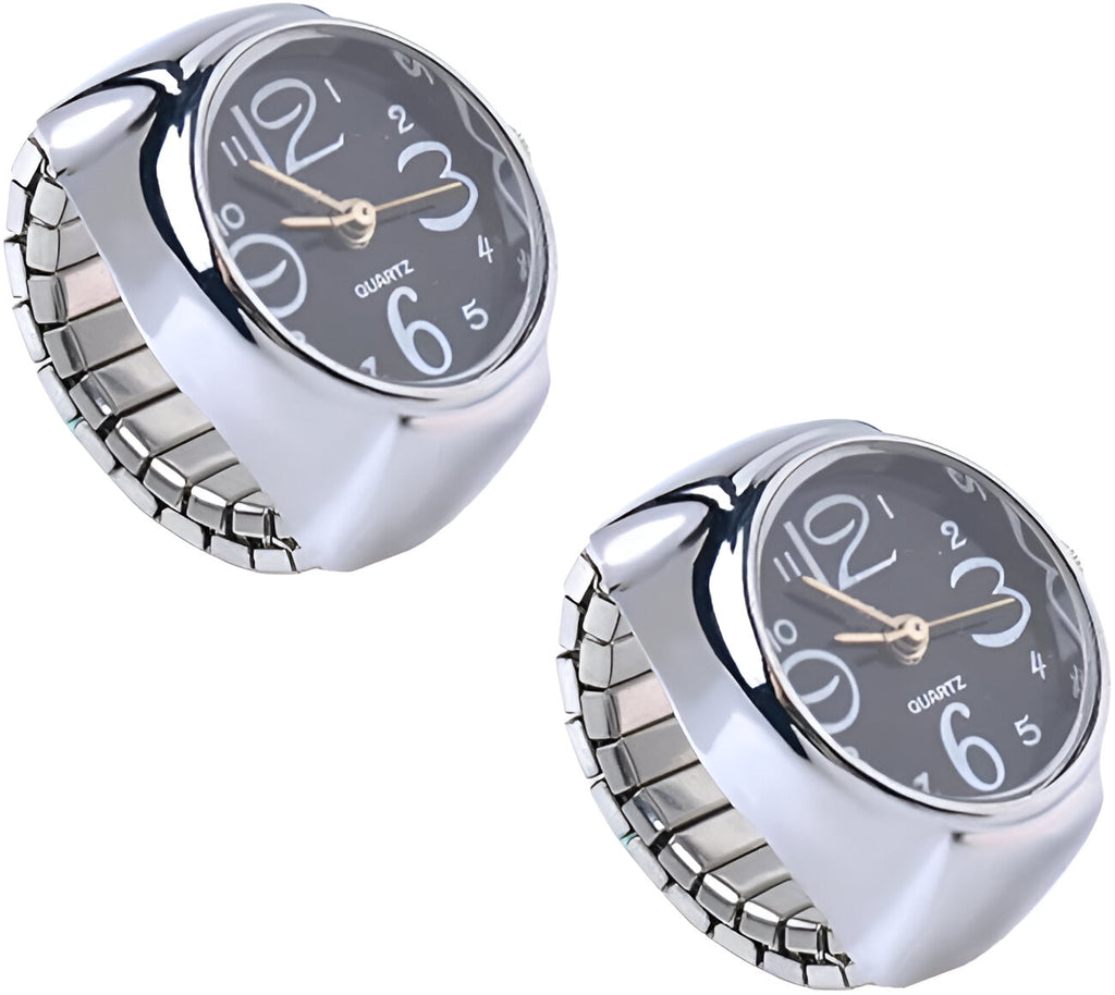 Women's Men's Ring Watch Analogue Quartz on Finger Watch Ring
