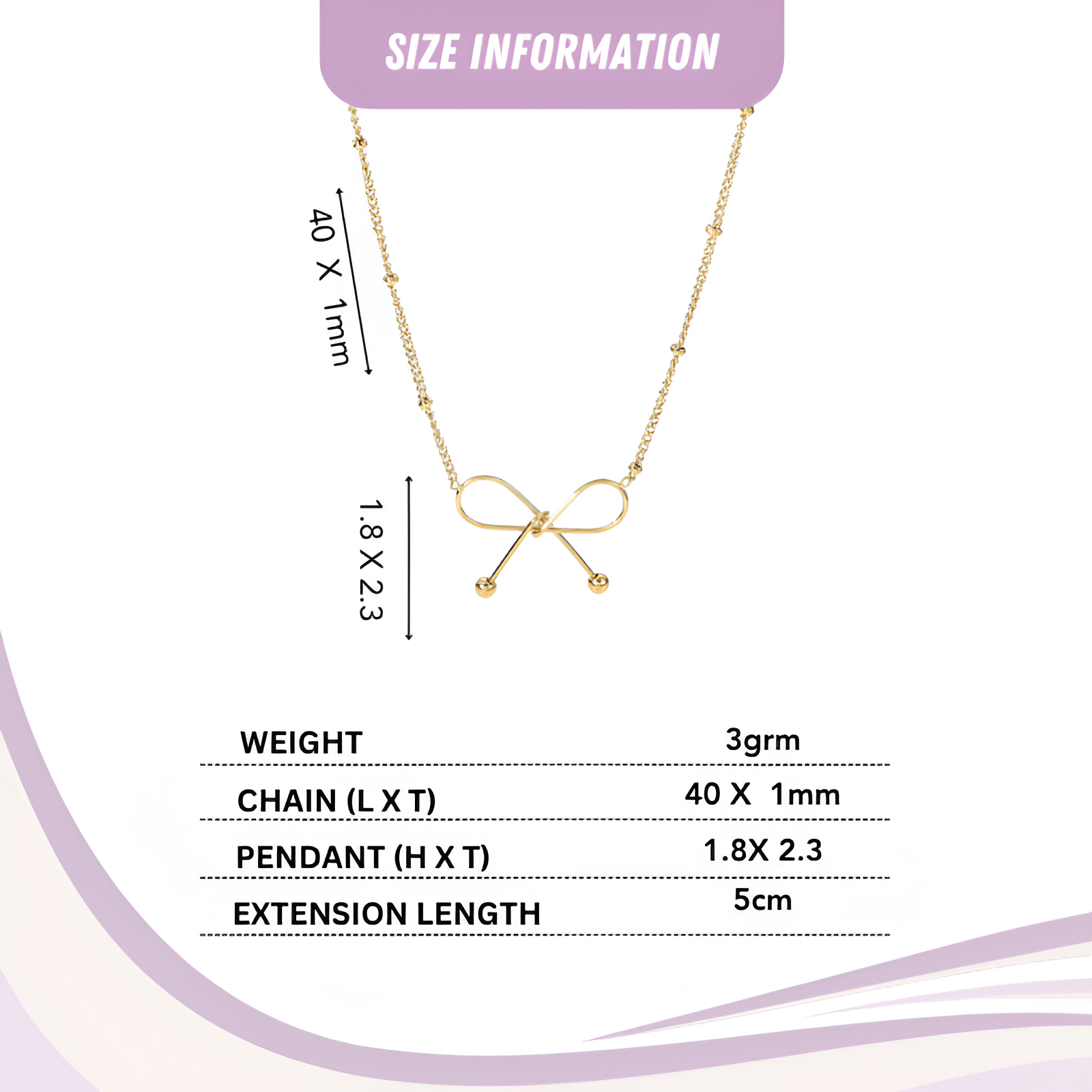 Ivon Infinite Tarnish Necklace