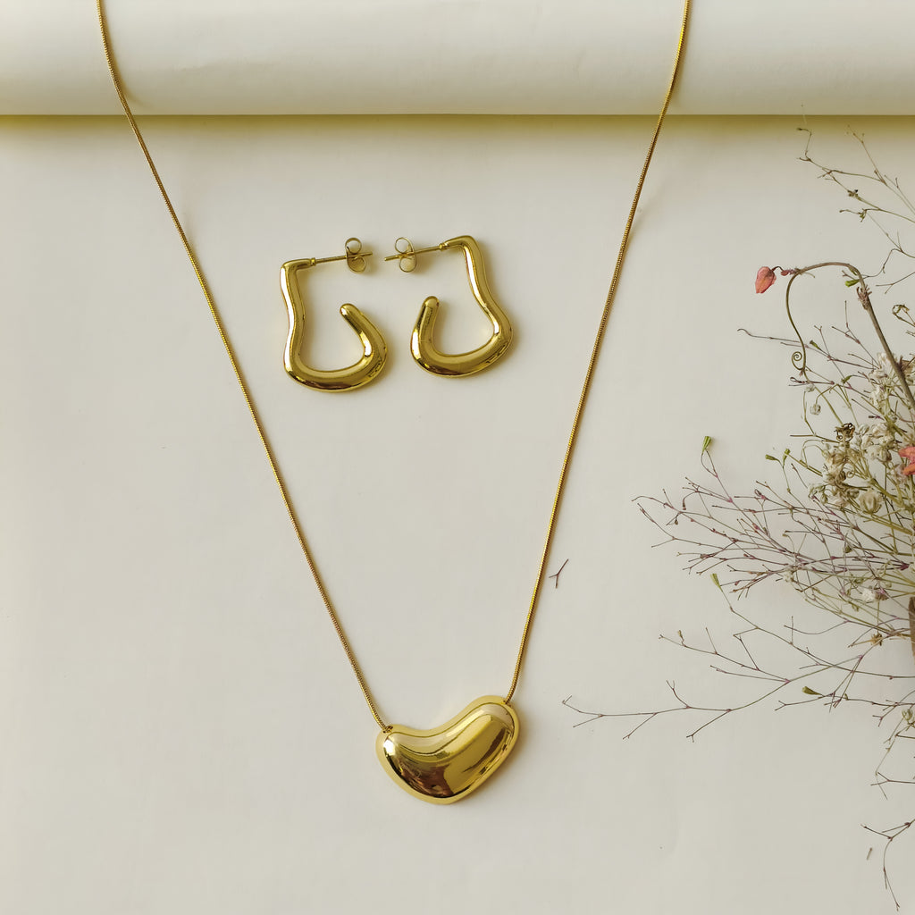 Oryn Duo Necklace & Earrings Set