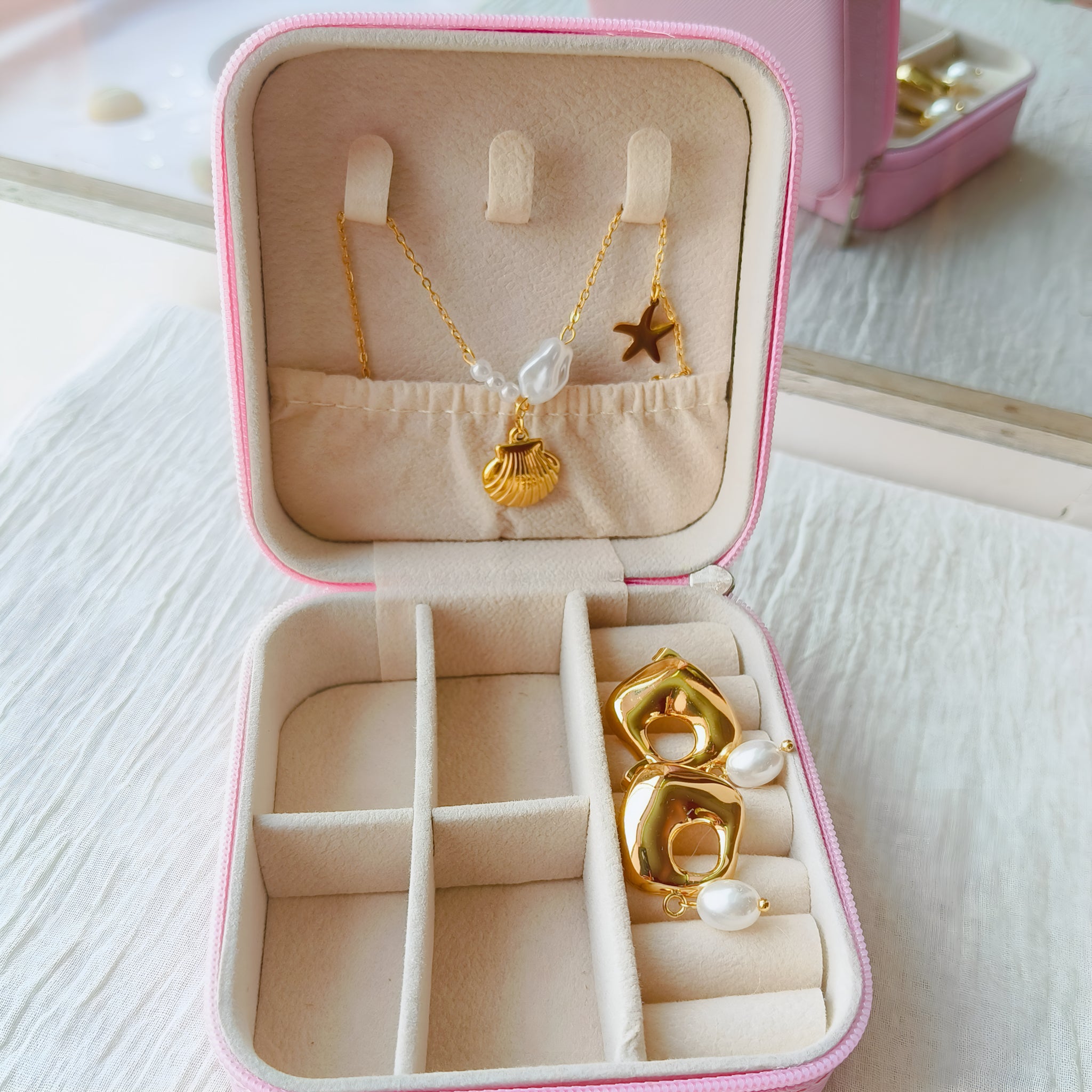 Oryn Duo Set & Elora Lux Jewelry Organiser