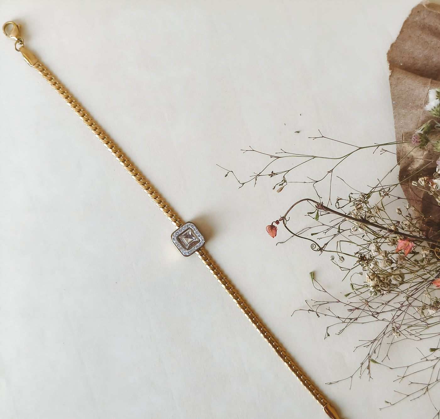 Auri Anti Tarnish Gold Plated Bracelet
