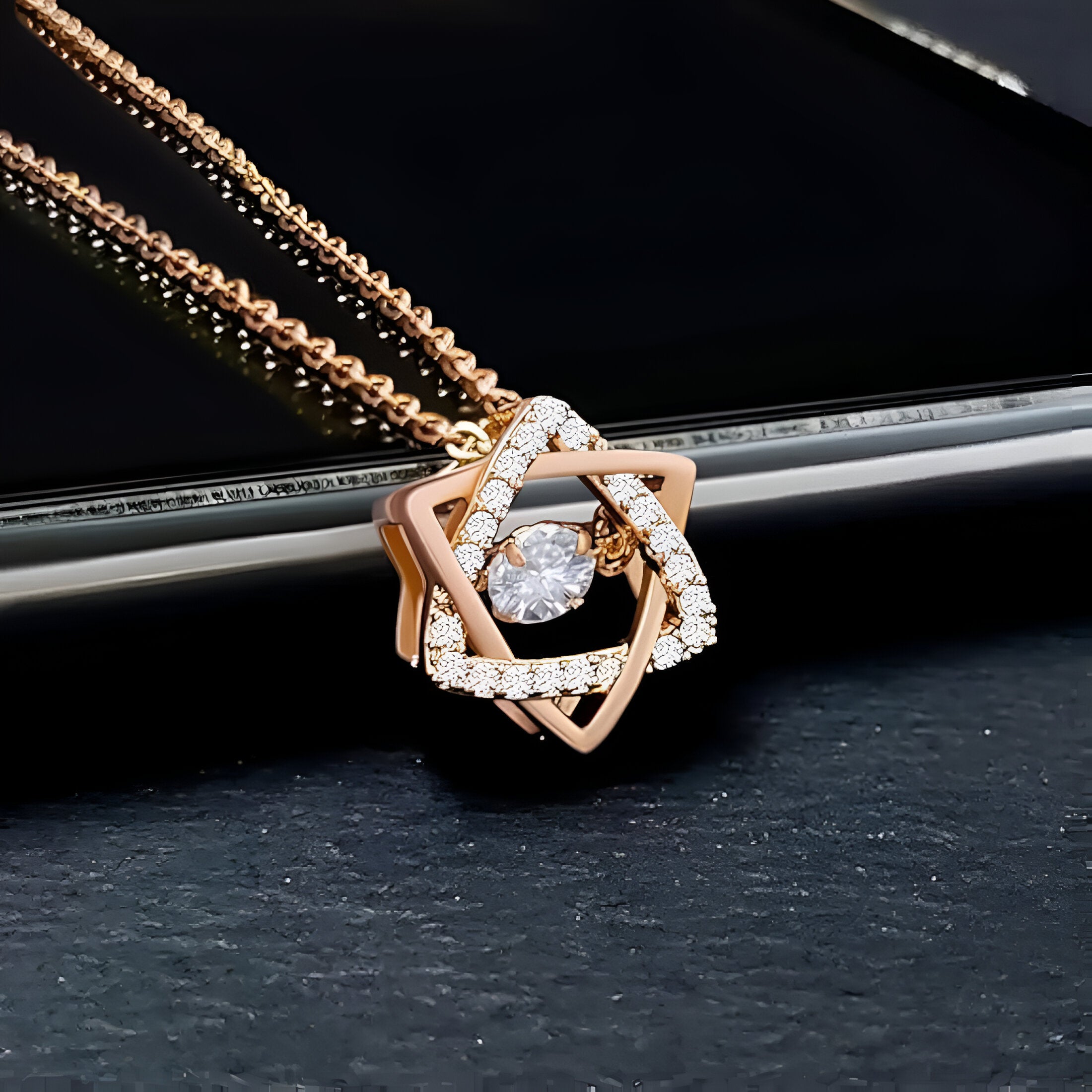AURI American Diamond Necklace