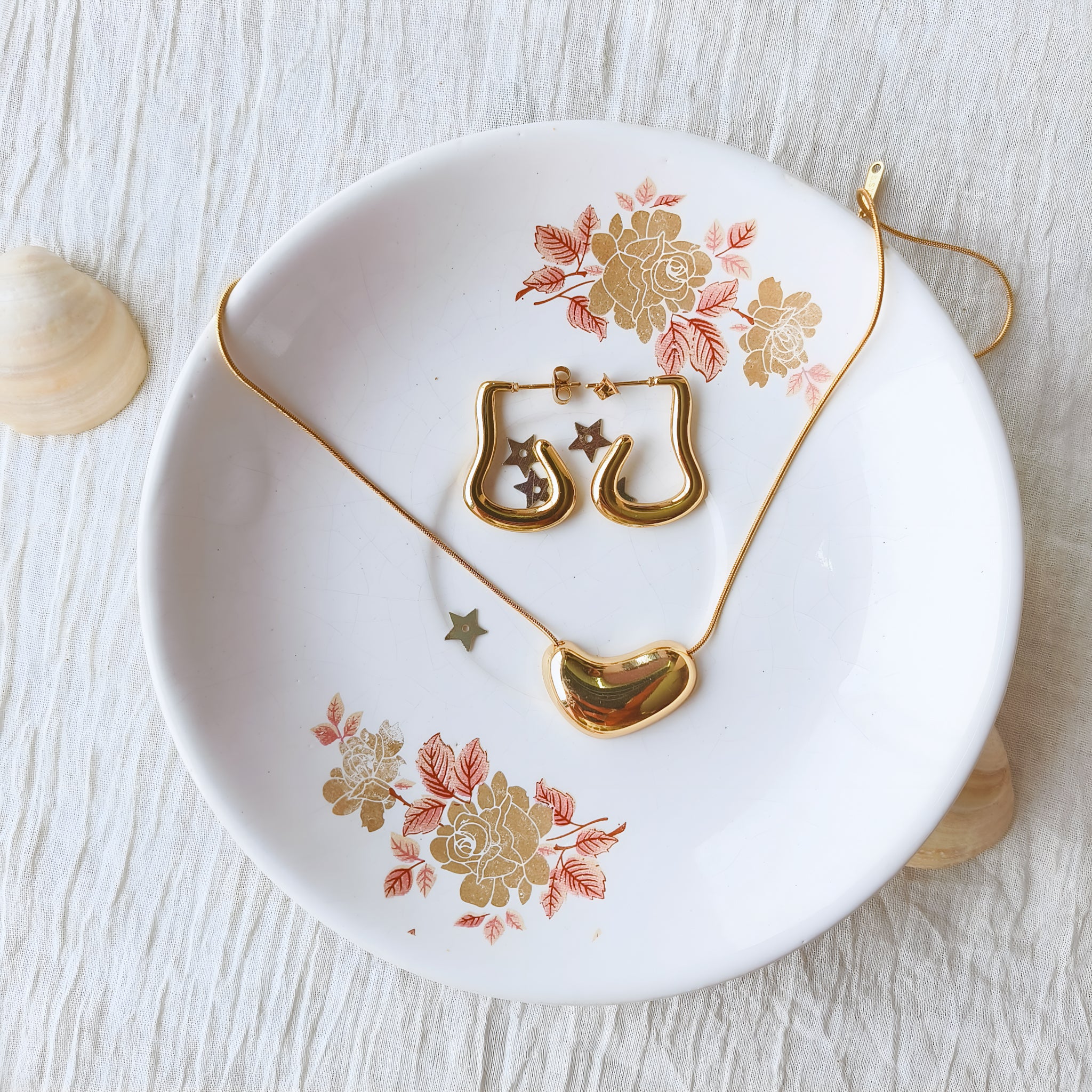 Oryn Duo Necklace & Earrings Set