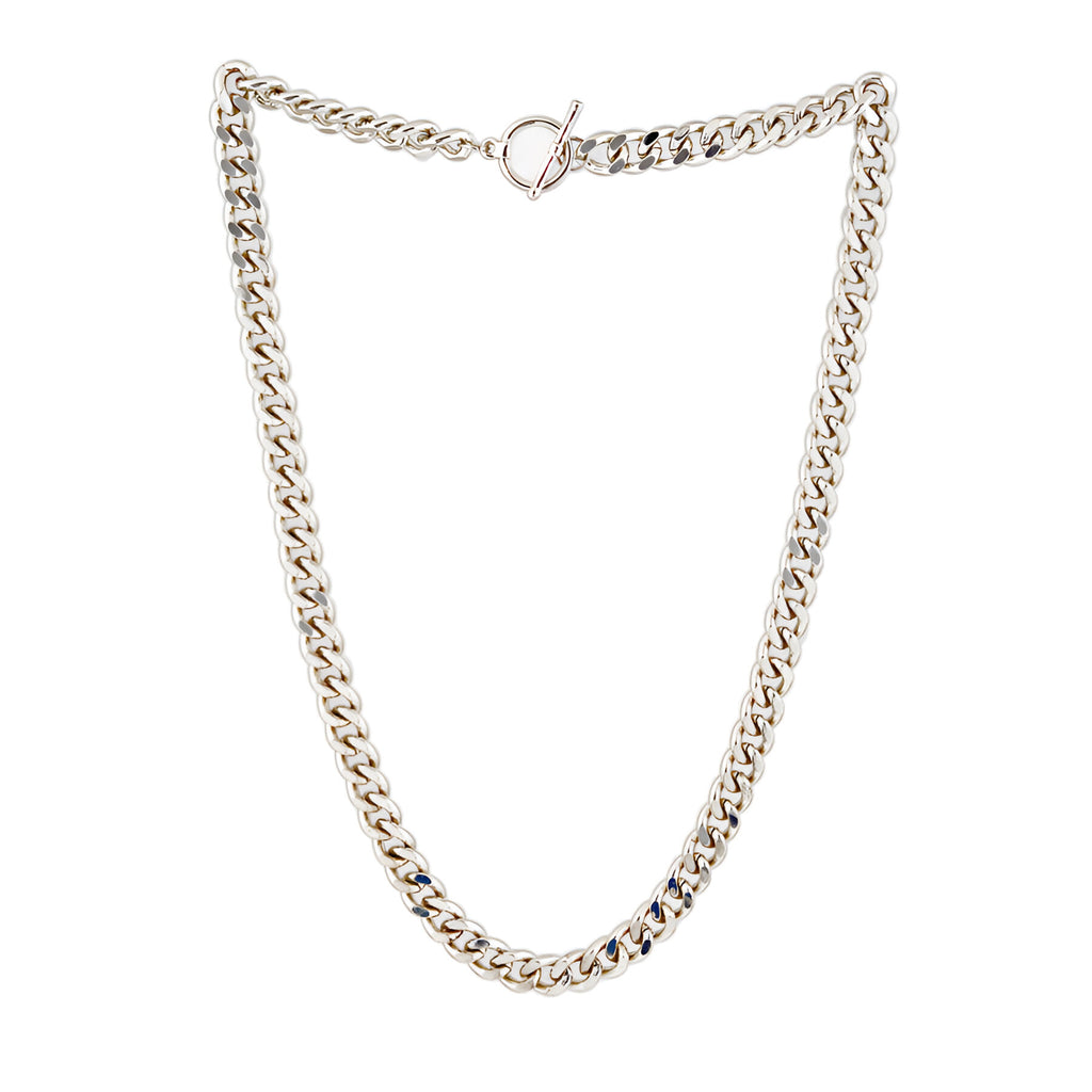 Silver Plated Cuban Style Thick  Men